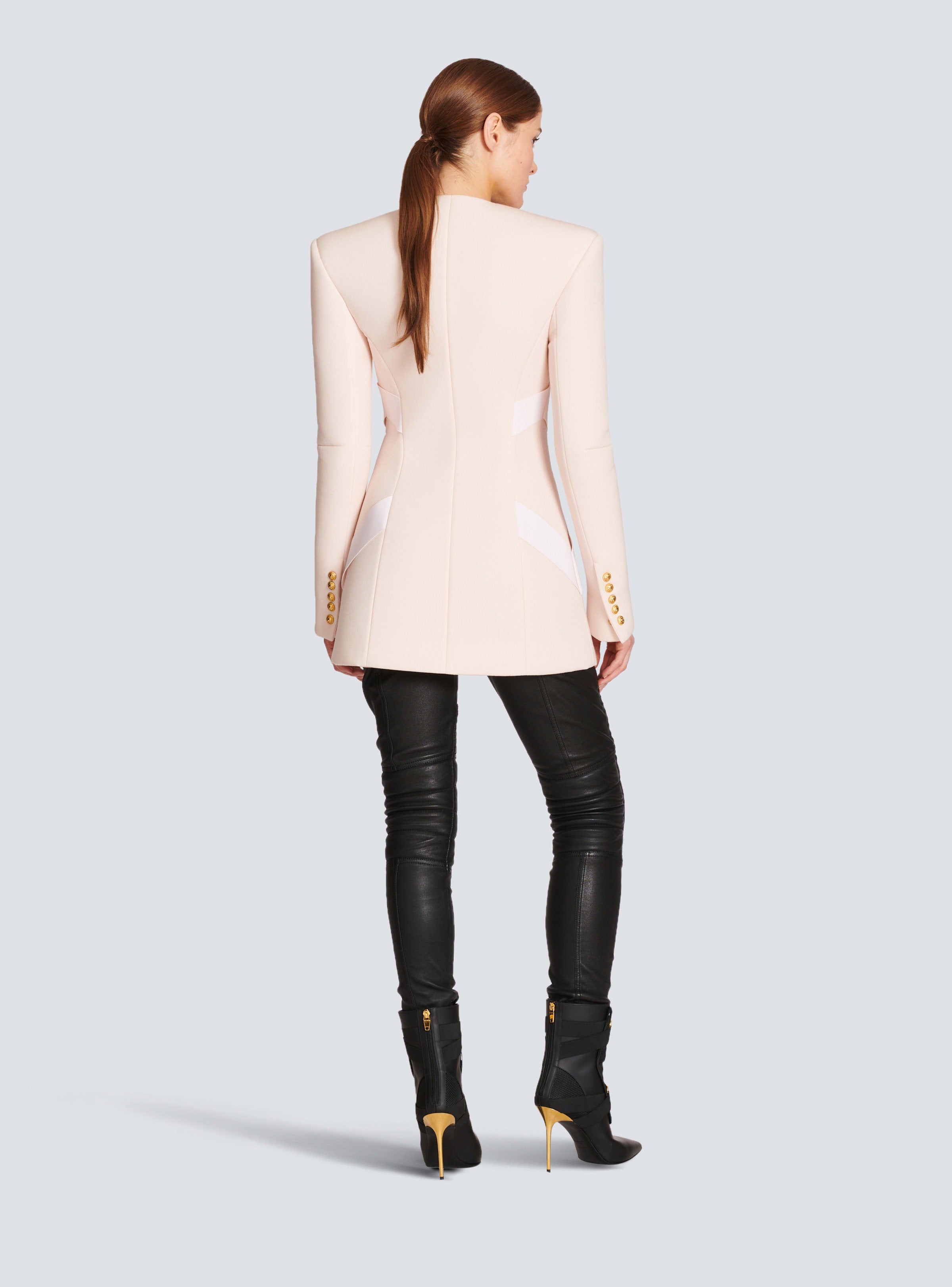 BALMAIN WOMEN'S SIDE TO SIDE STRAPPED GDP JACKET NWT
