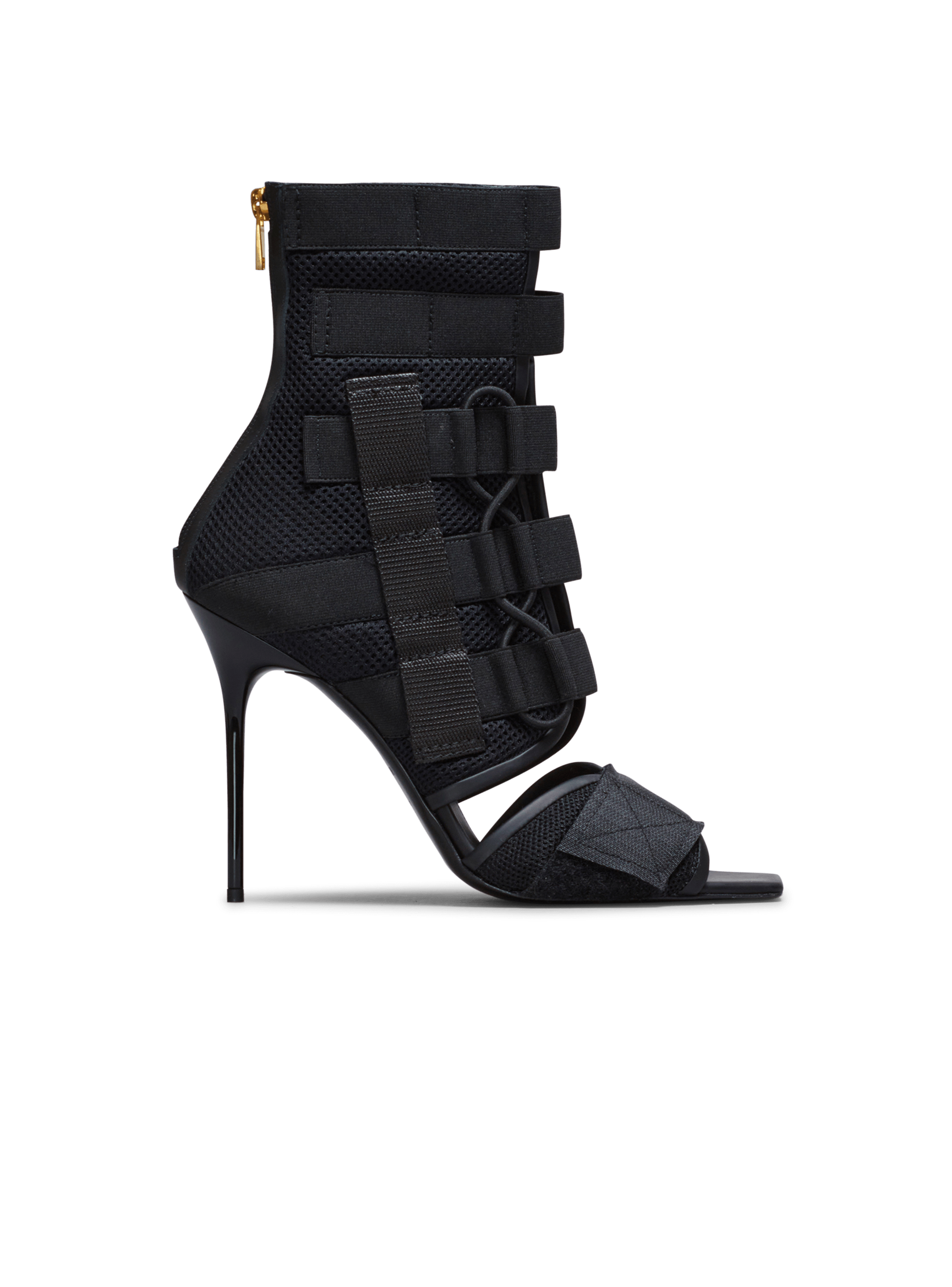 BALMAIN WOMEN'S SANDAL UMA-VELCRO&MESH NWT