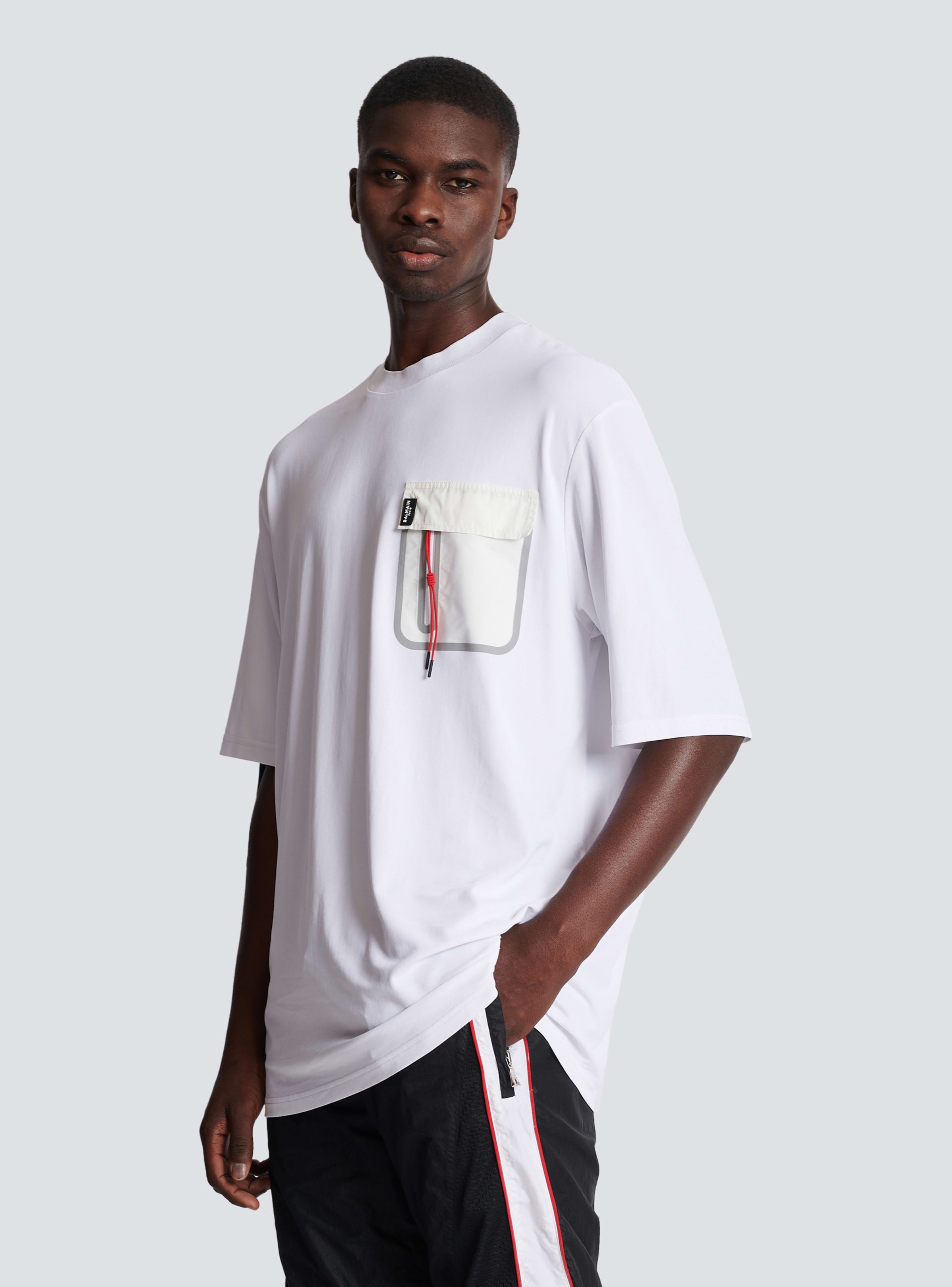 BALMAIN MEN'S BALMAIN X PUMA LOOSE T-SHIRT NWT