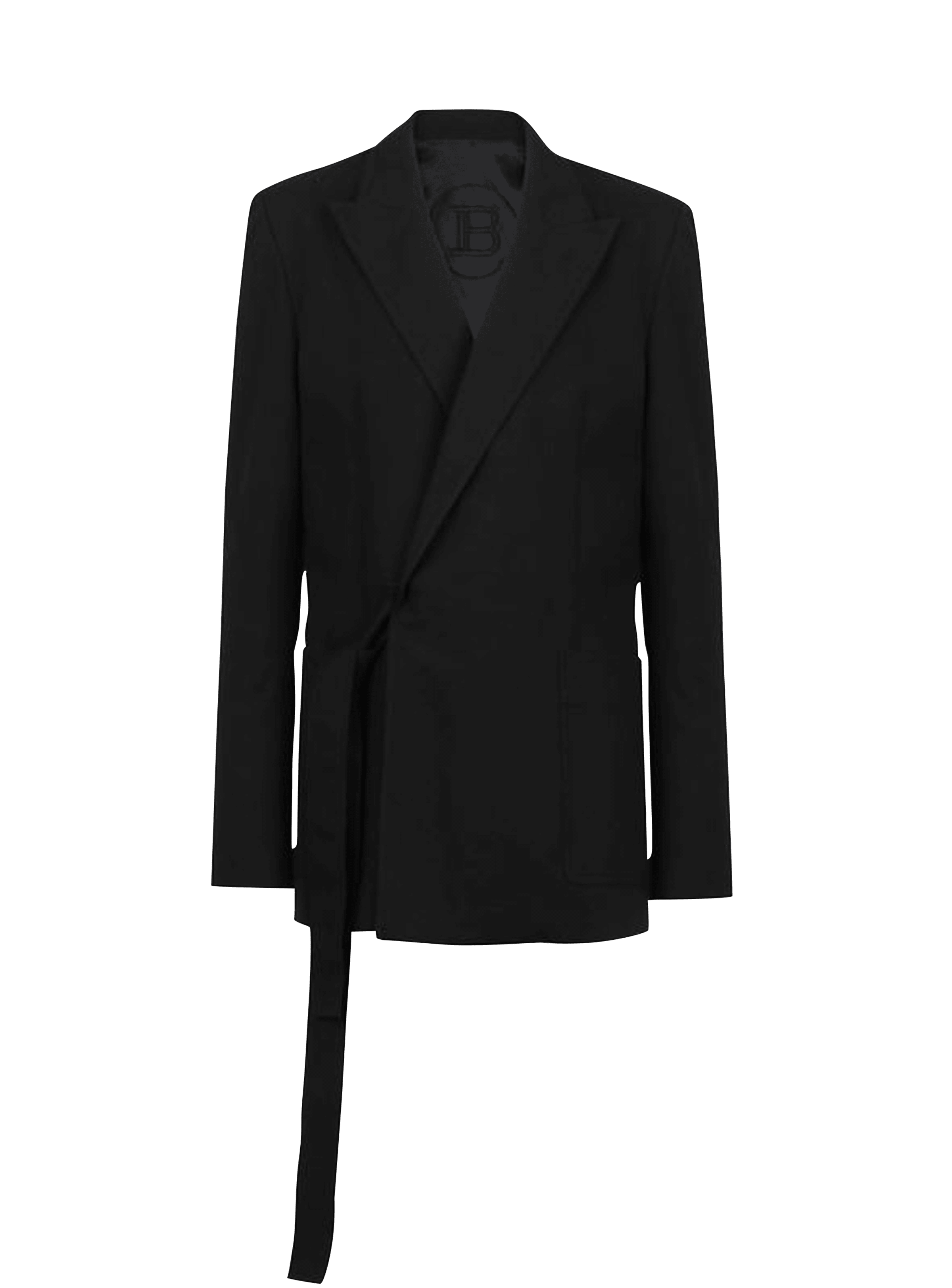 BALMAIN MEN'S WRAP TIED COTTON JACKET NWT