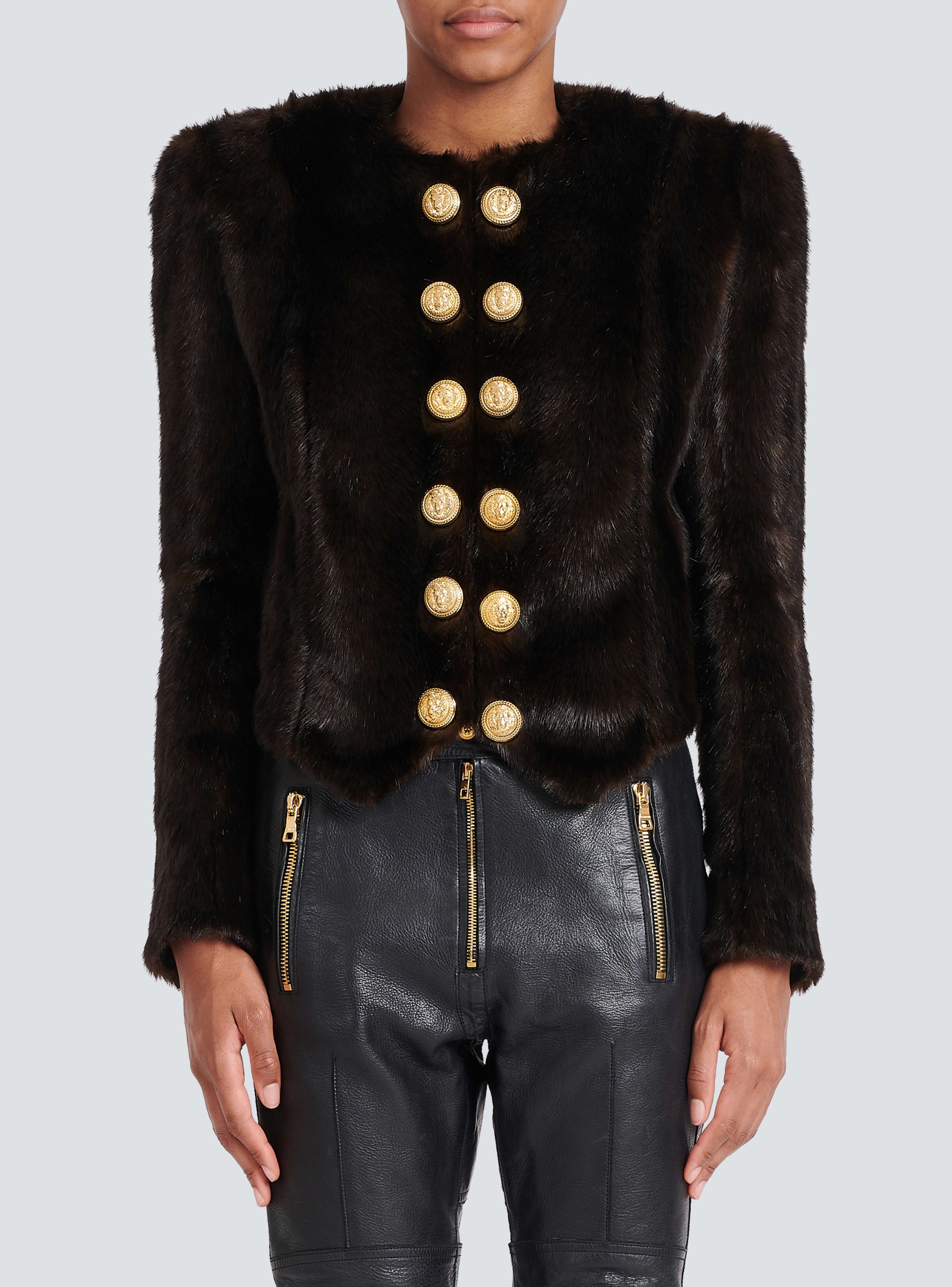 BALMAIN WOMEN'S MULTI ZIPS CUT LEATHER PANTS NWT