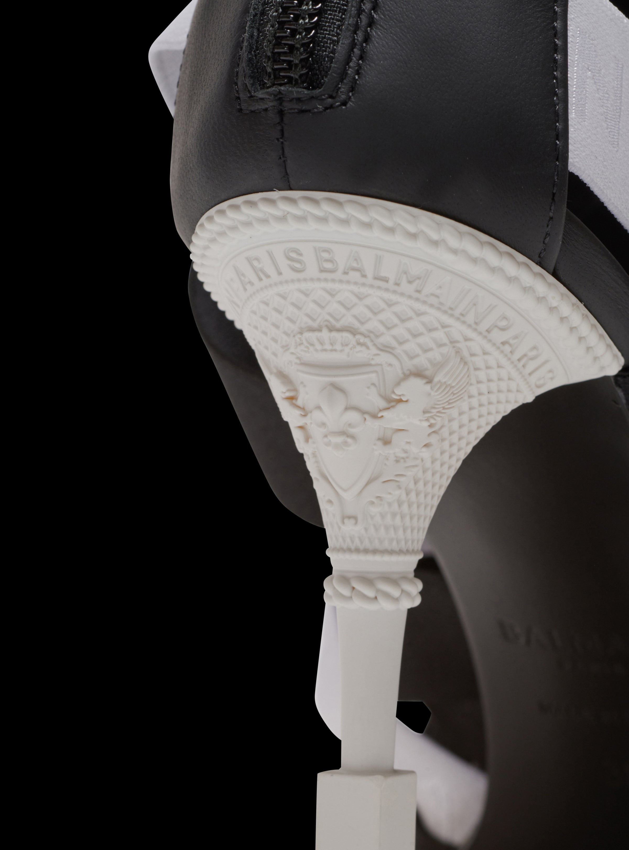 BALMAIN WOMEN'S SANDAL MONETA-ELASTIC&LOGO NWT