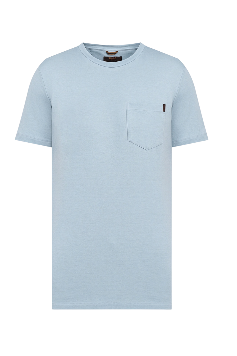 MooRER BRUZIOSLC T-Shirt Azzurro