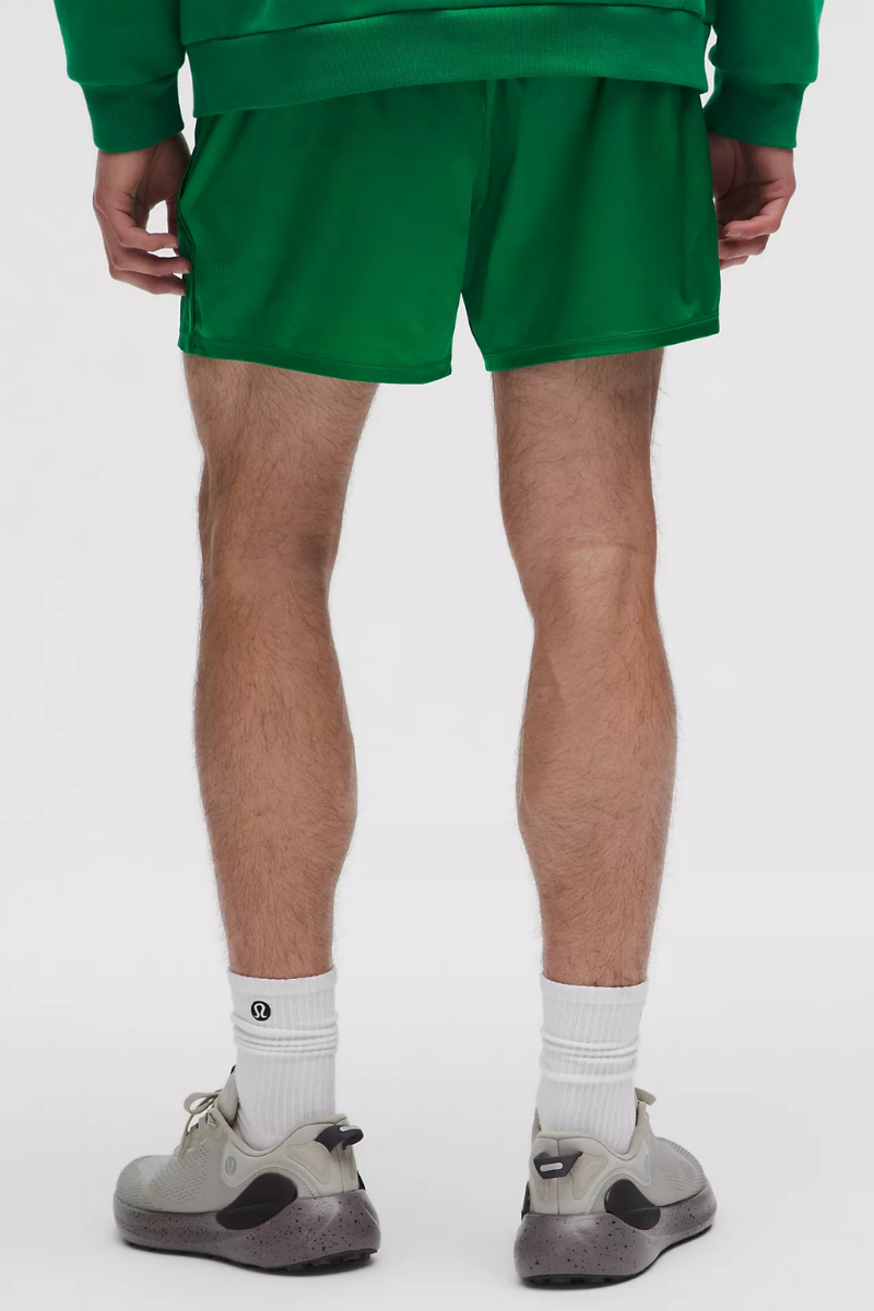 Lululemon Stretch Satin Nylon Short 5" Raceway Green