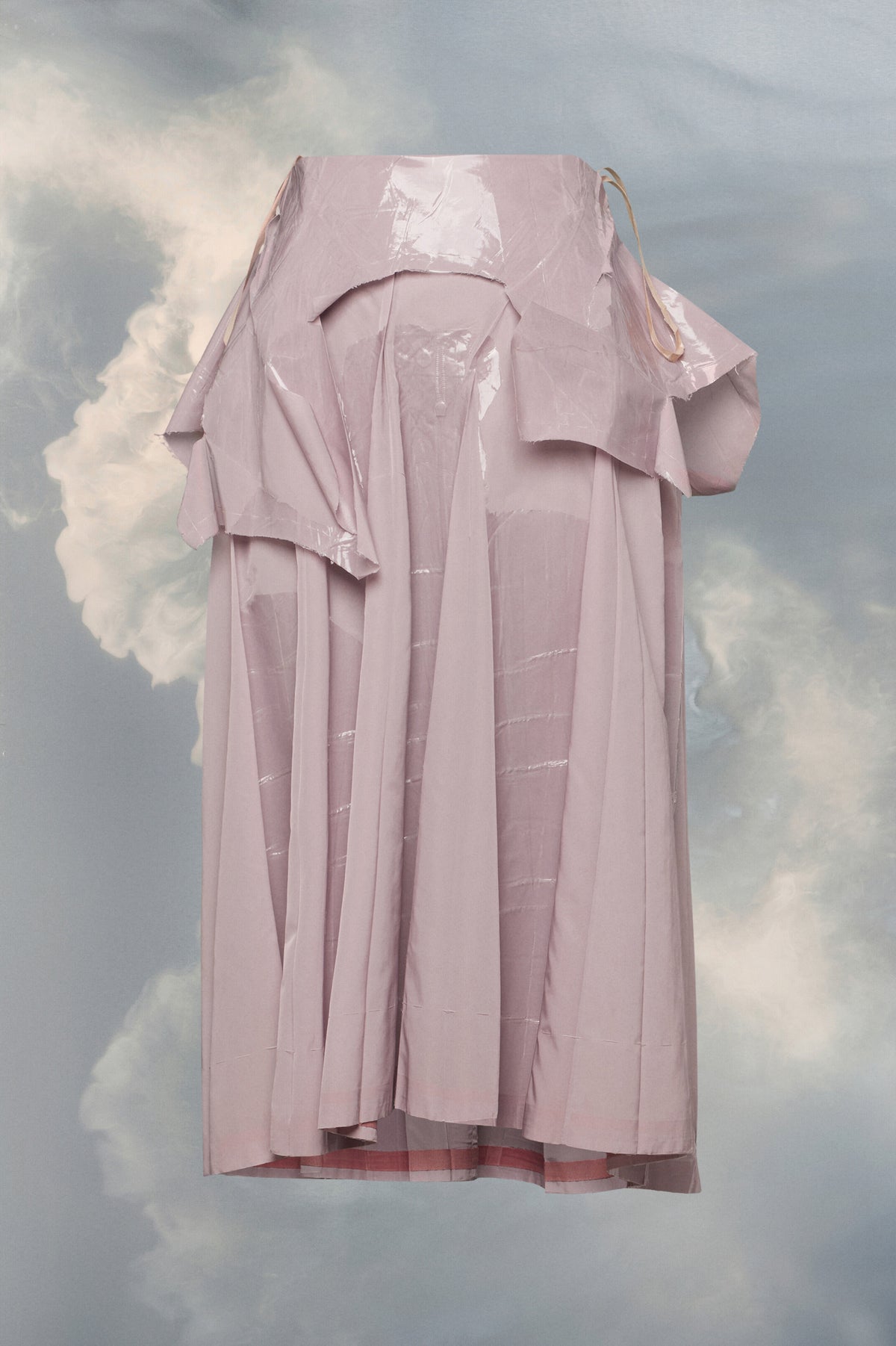 MAISON MARGIELA WOMEN'S DUSTY ROSE MIDI SKIRT