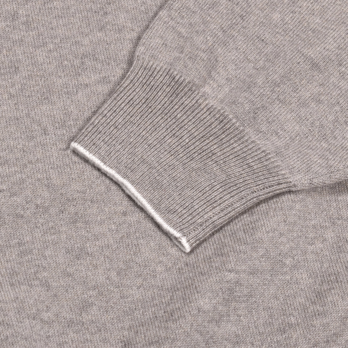 BRUNELLO CUCINELLI MEN'S TOW BEIGE CASHMERE CREW NECK SWEATER