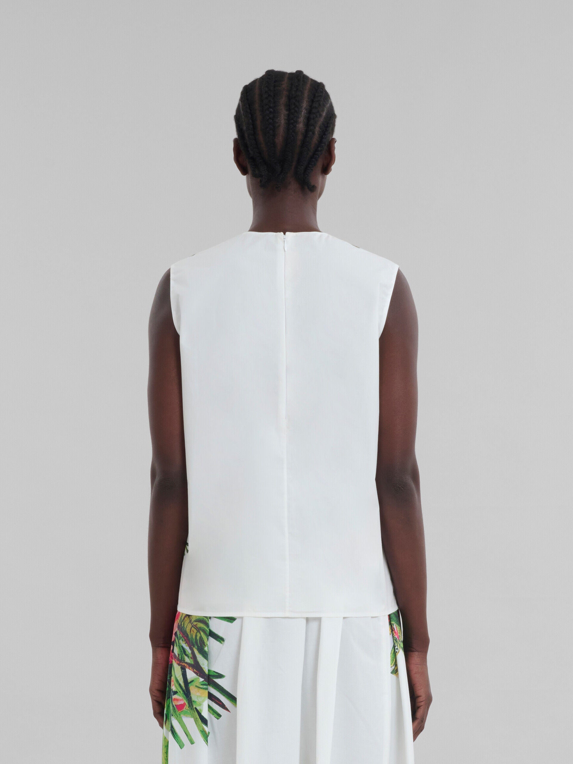 MARNI WOMEN'S FLORAL PRINT SLEEVELESS TOP