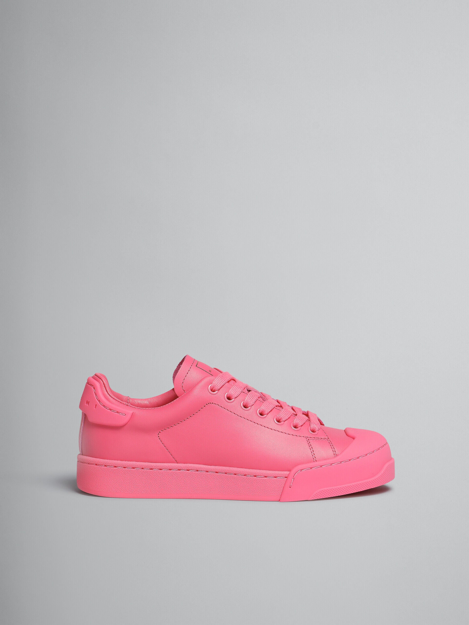 MARNI WOMEN'S BRIGHT PINK LEATHER SNEAKERS