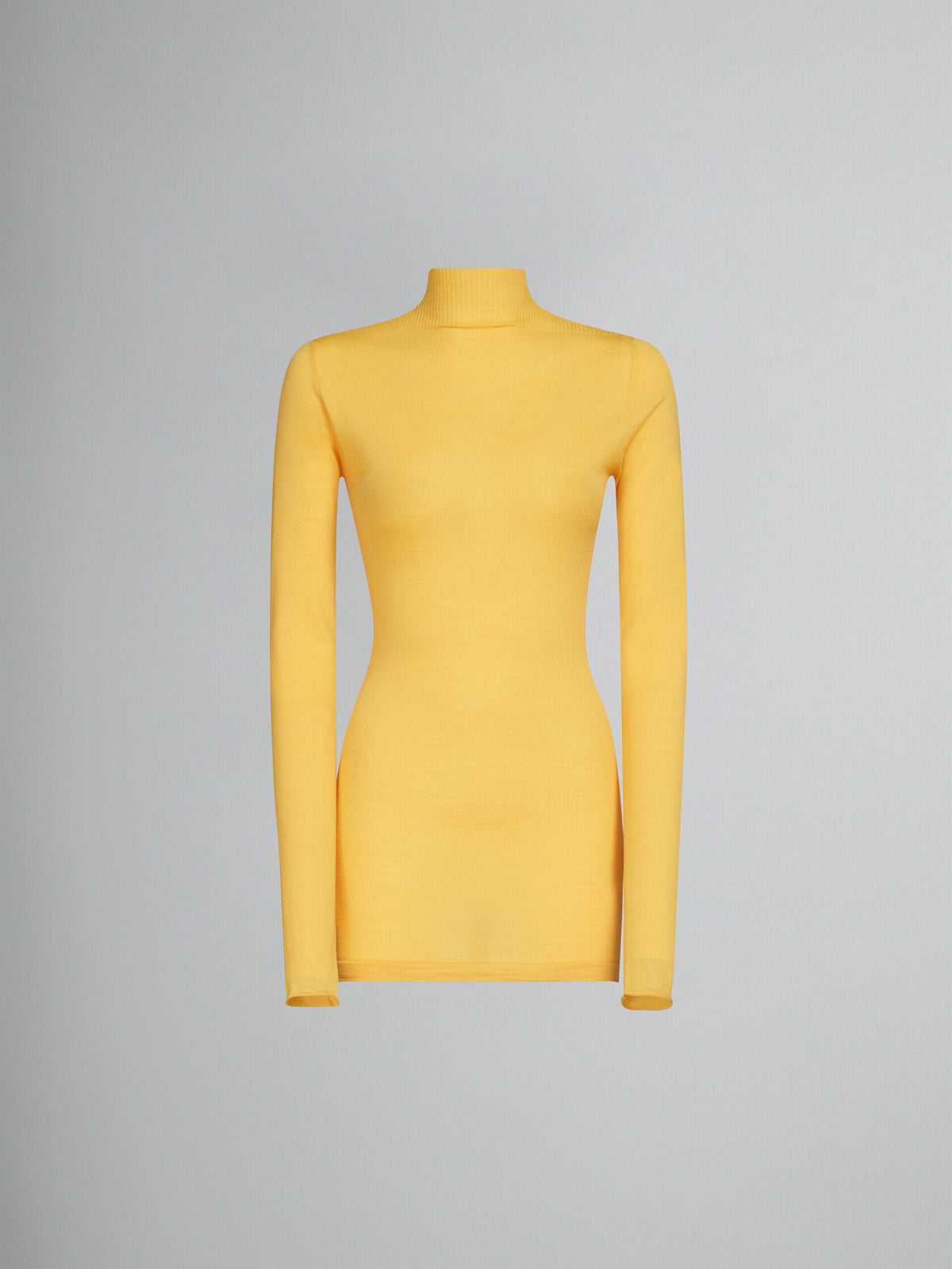 MARNI WOMEN'S MAIZE MOCK NECK FITTED SWEATER