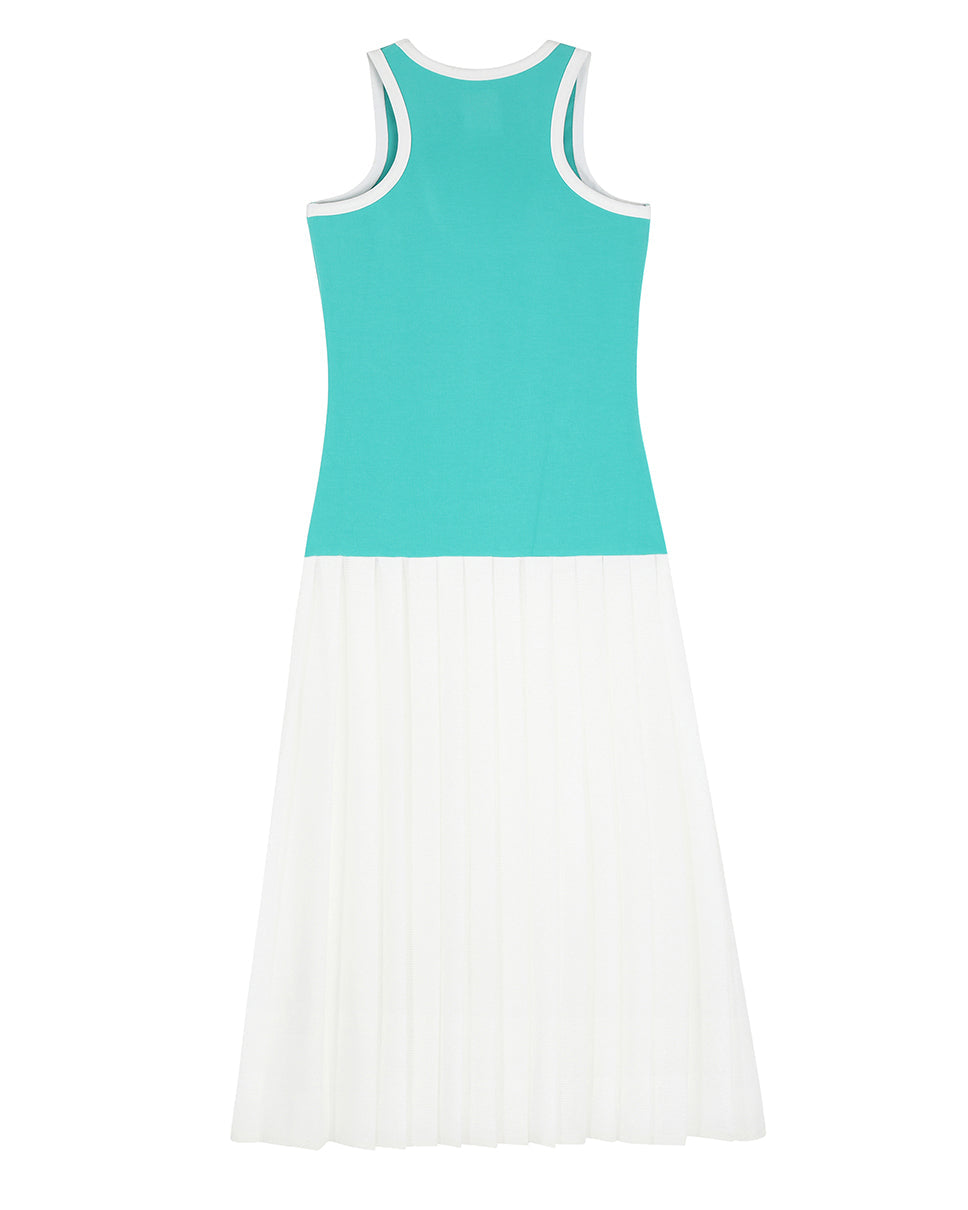Retro Tennis Pleated Dress