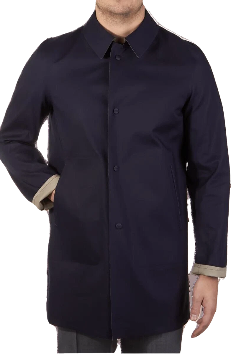 Herno Men Reversible Coat Im0164U-13170-9220 Open Blue