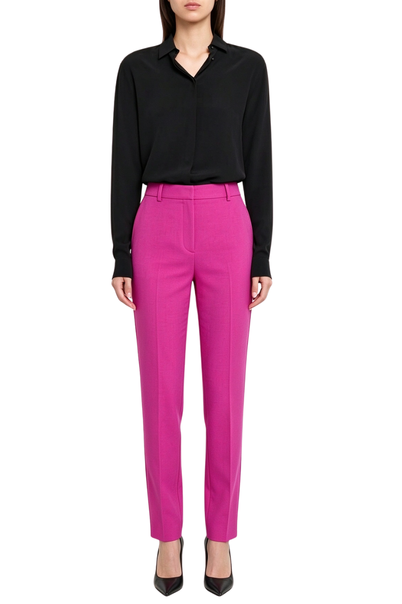 Valentino Straight Leg Trousers Pink Pp 5B3RB5V074B_UWT