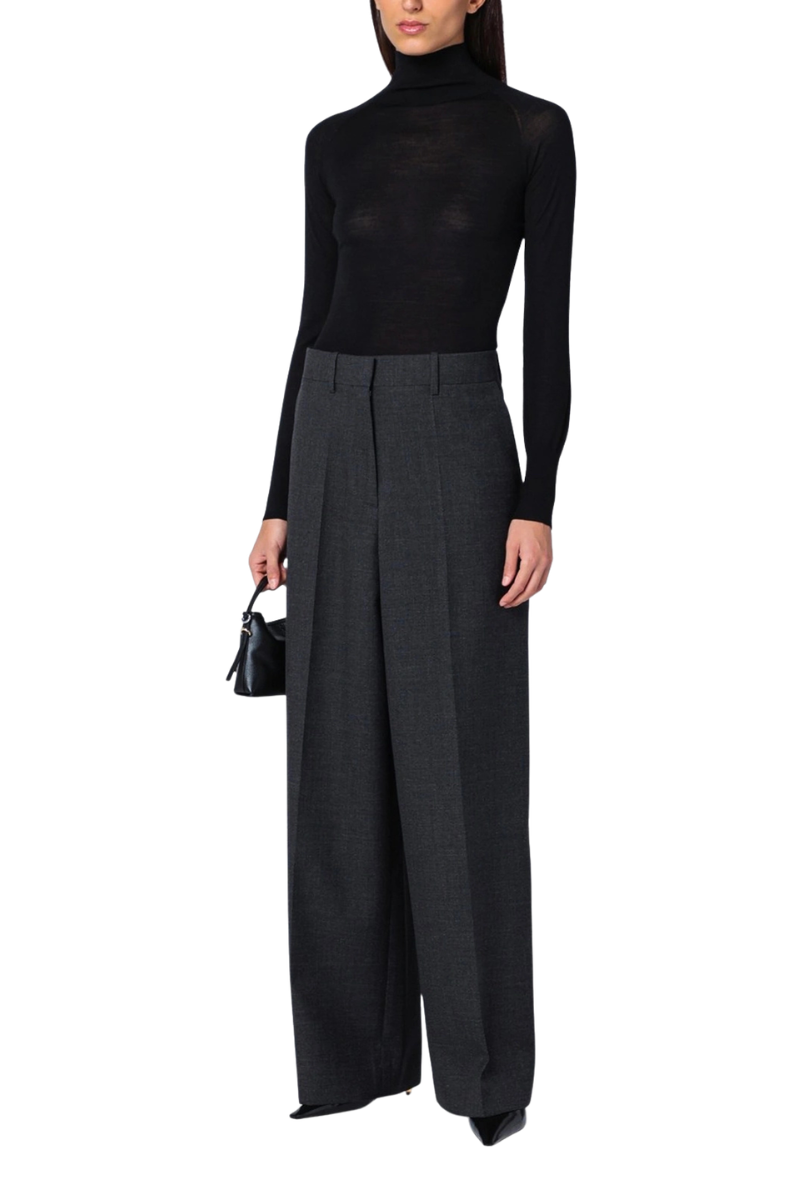 Givenchy Relaxed Fit Low Waist Pants Grey Mix BW514V14FU