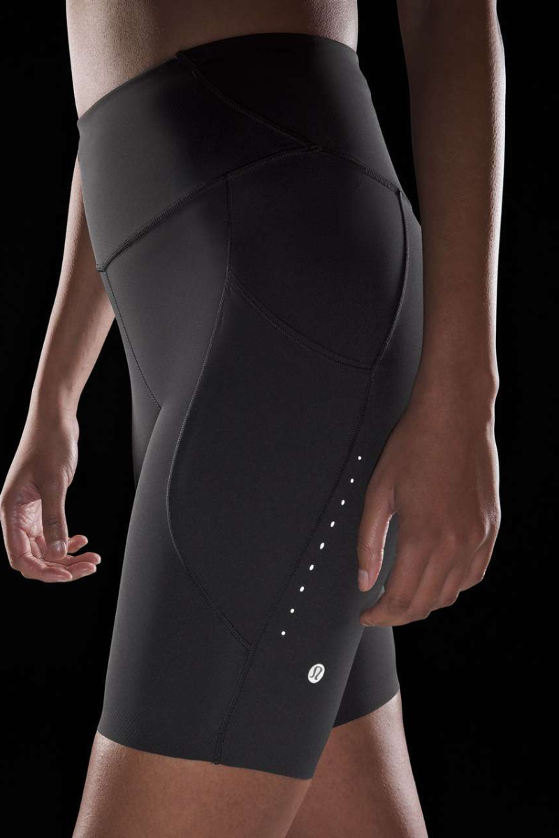 Lululemon ast and Free HR Short6" Pockets-Black