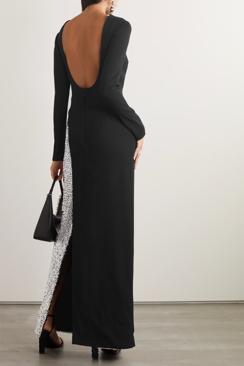 Givenchy Evening Long Dress_Black