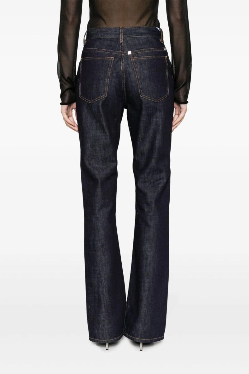 Givenchy Front Split Boot Cut Trousers-Black