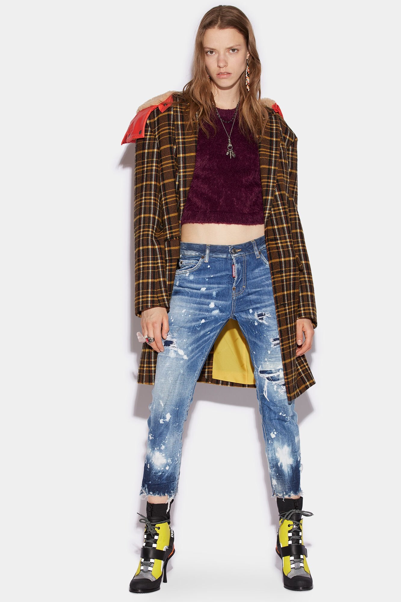 DSQUARED2 WOMEN'S PANTS S72LB0570_S30309_470 NWT