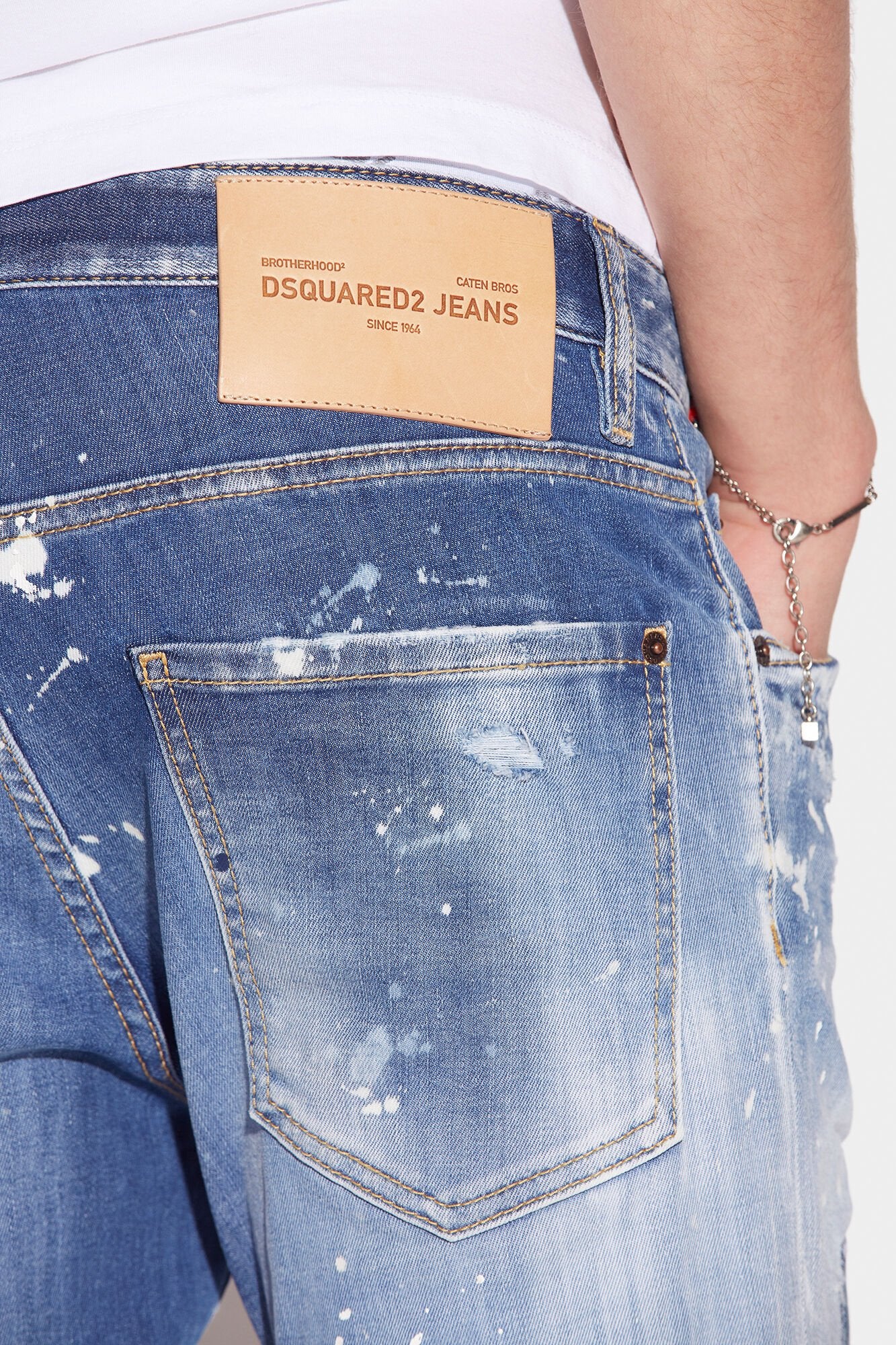 DSQUARED2 MEN'S PANTS S74LB1161_S30789_470 NWT