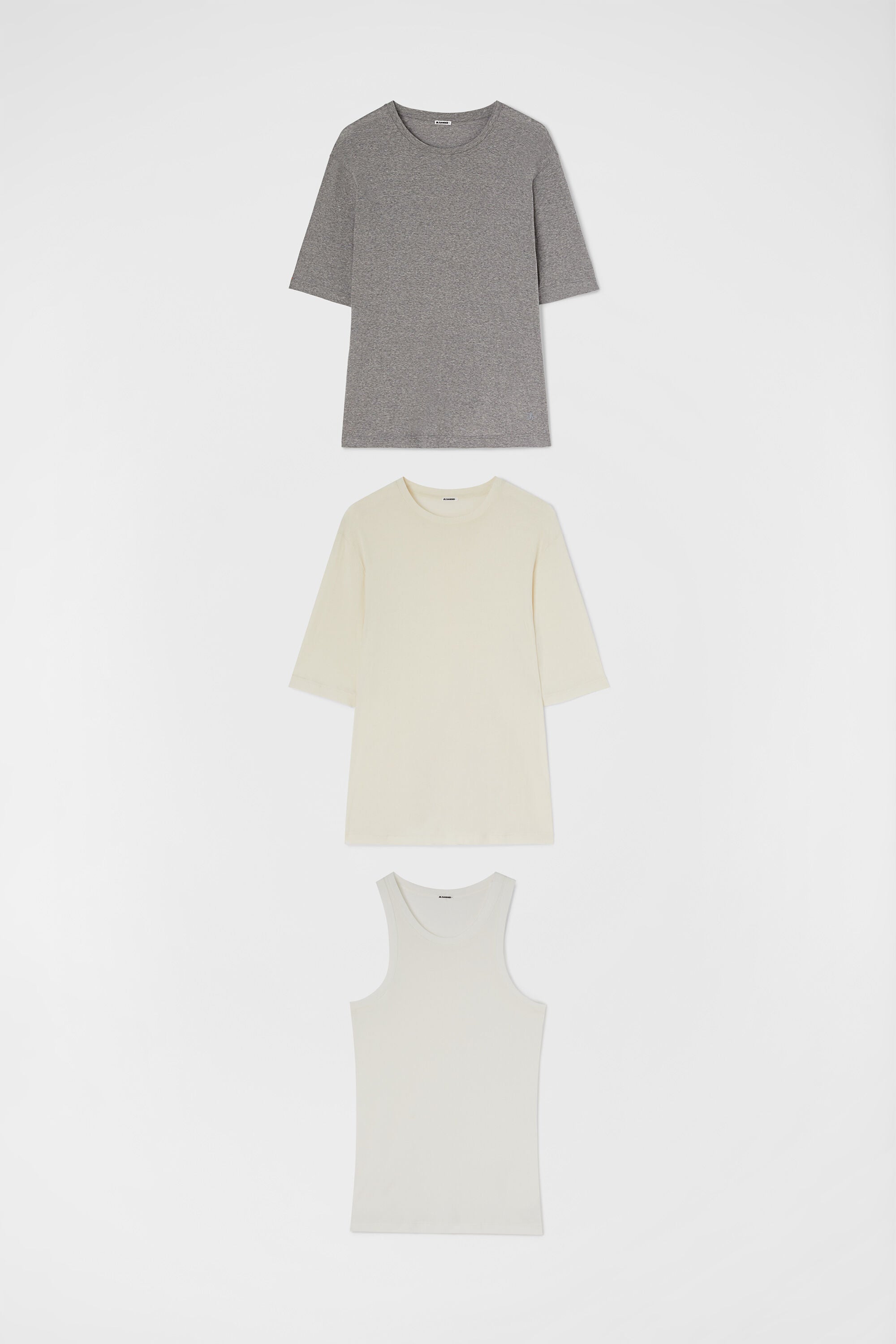JIL SANDER MEN'S GRANITE SHORT SLEEVE T-SHIRT