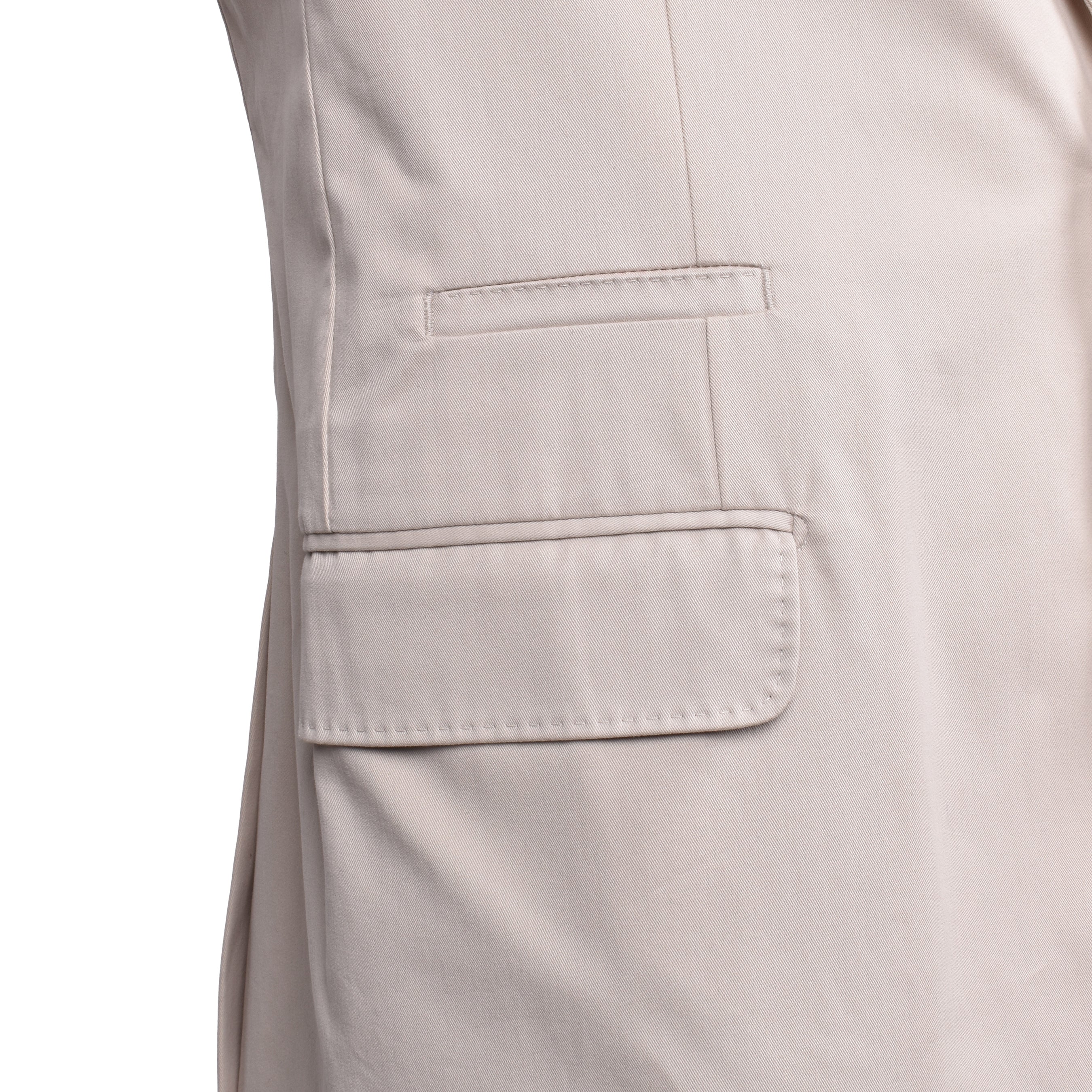 BRUNELLO CUCINELLI MEN'S BEIGE THREE-BUTTON CASUAL SUIT