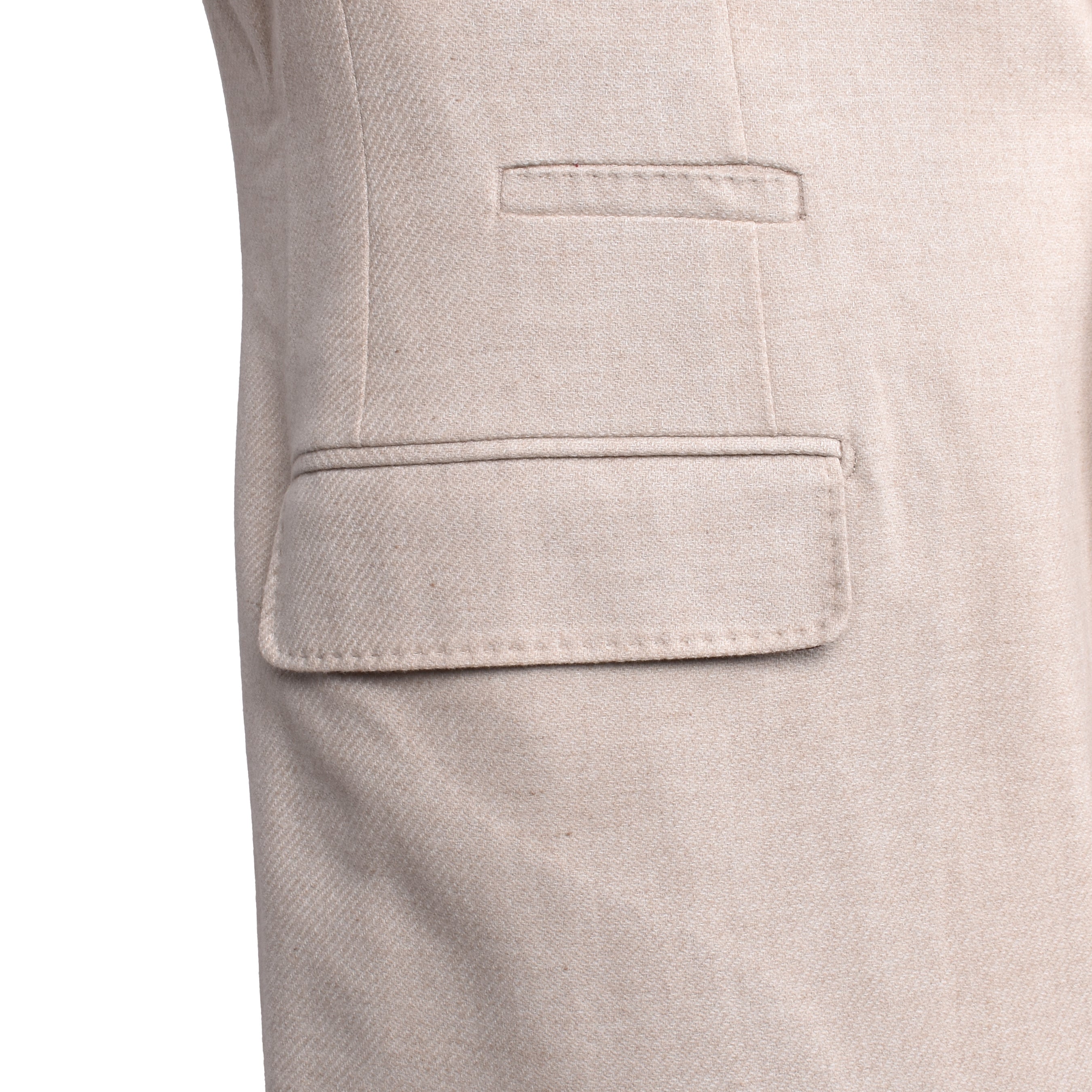 BRUNELLO CUCINELLI MEN'S SAND CASHMERE BLEND THREE-BUTTON BLAZER