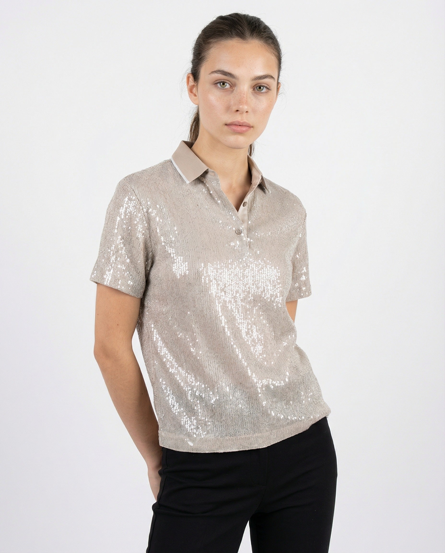 BRUNELLO CUCINELLI WOMEN'S SHIRT MB951SK805_C2613 NWT