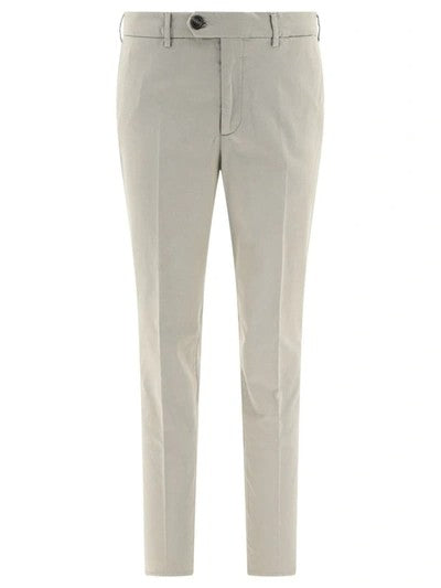 BRUNELLO CUCINELLI MEN'S KHAKI TAILORED TROUSERS