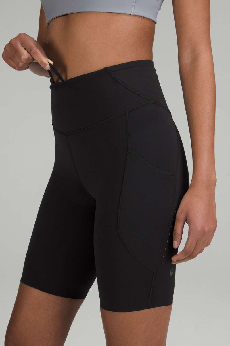 Lululemon ast and Free HR Short6" Pockets-Black