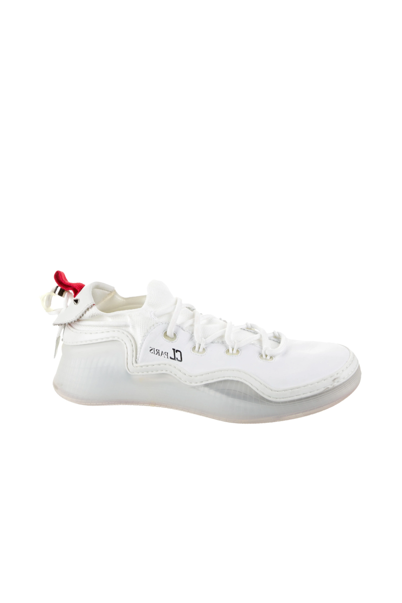 Christian Louboutin Arpoador Flat Leather Sneaker White Men's