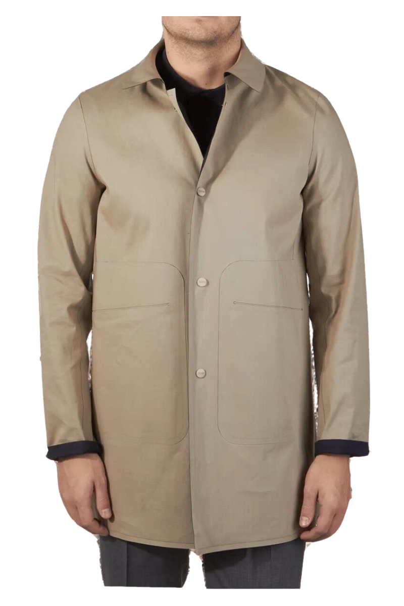 Herno Men Reversible Coat Im0164U-13170-9220 Open Blue