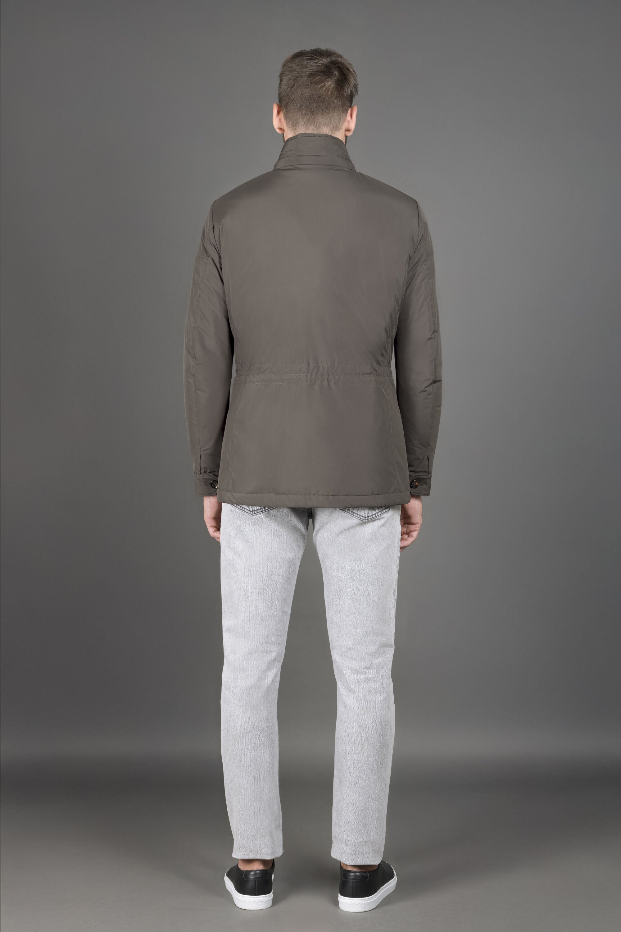 MOORER MEN'S FOREST GREEN BUTTON-UP JACKET