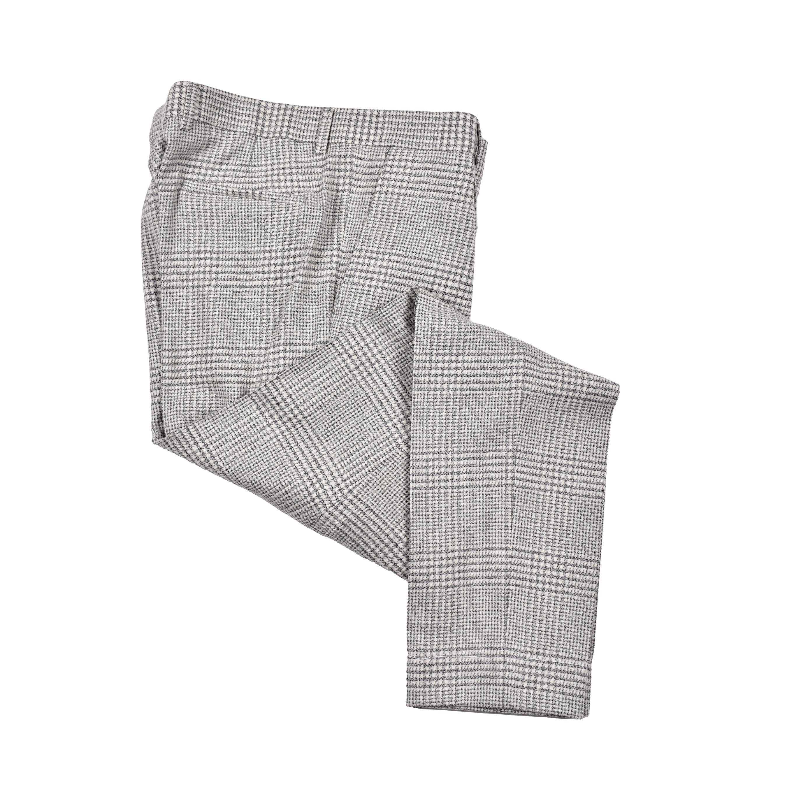 BRUNELLO CUCINELLI MEN'S PEARL WOOL CHECK THREE-BUTTON SUIT