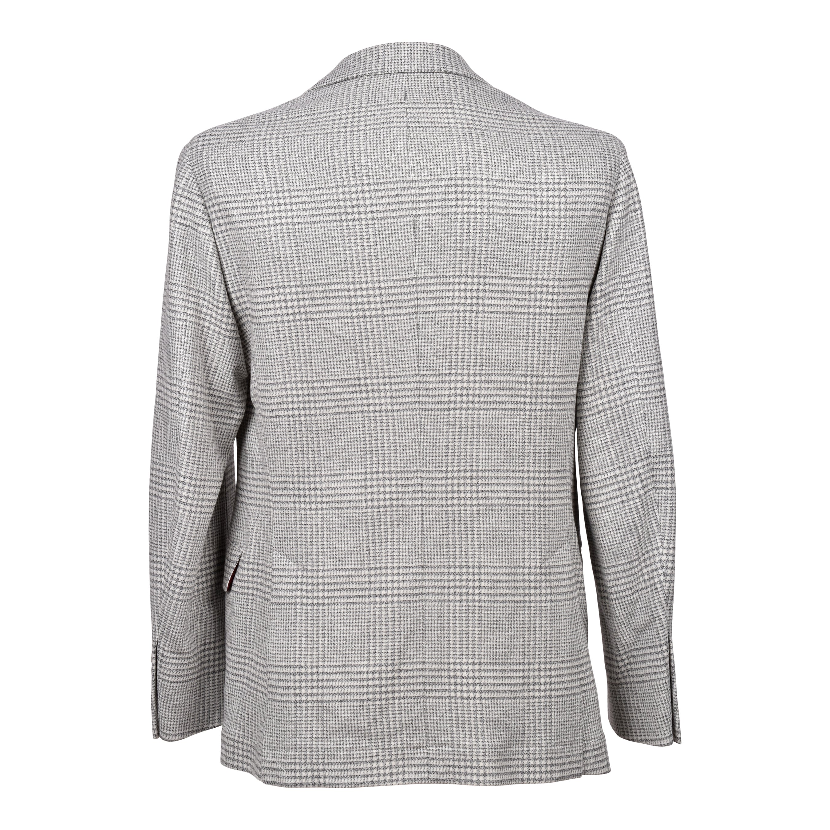 BRUNELLO CUCINELLI MEN'S PEARL WOOL CHECK THREE-BUTTON SUIT