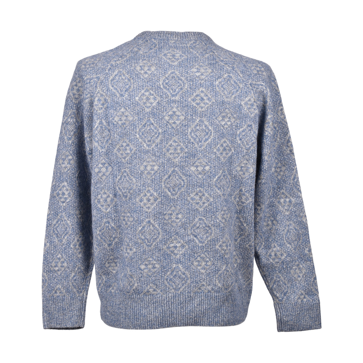 BRUNELLO CUCINELLI MEN'S LIGHT BLUE WOOL SWEATER