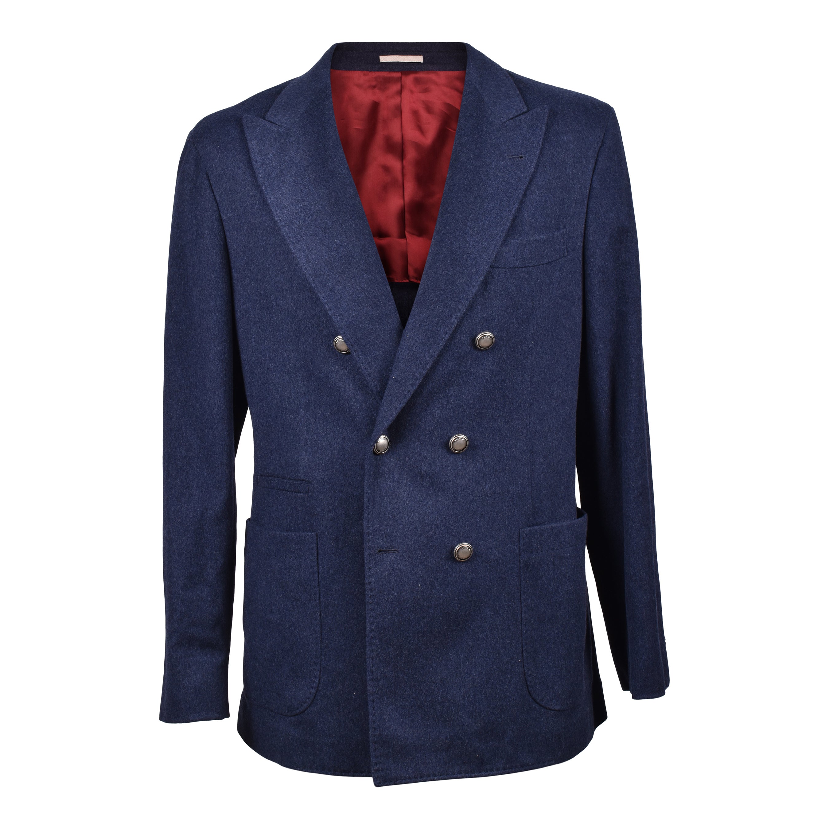 BRUNELLO CUCINELLI MEN'S NAVY CASHMERE LEISURE SUIT