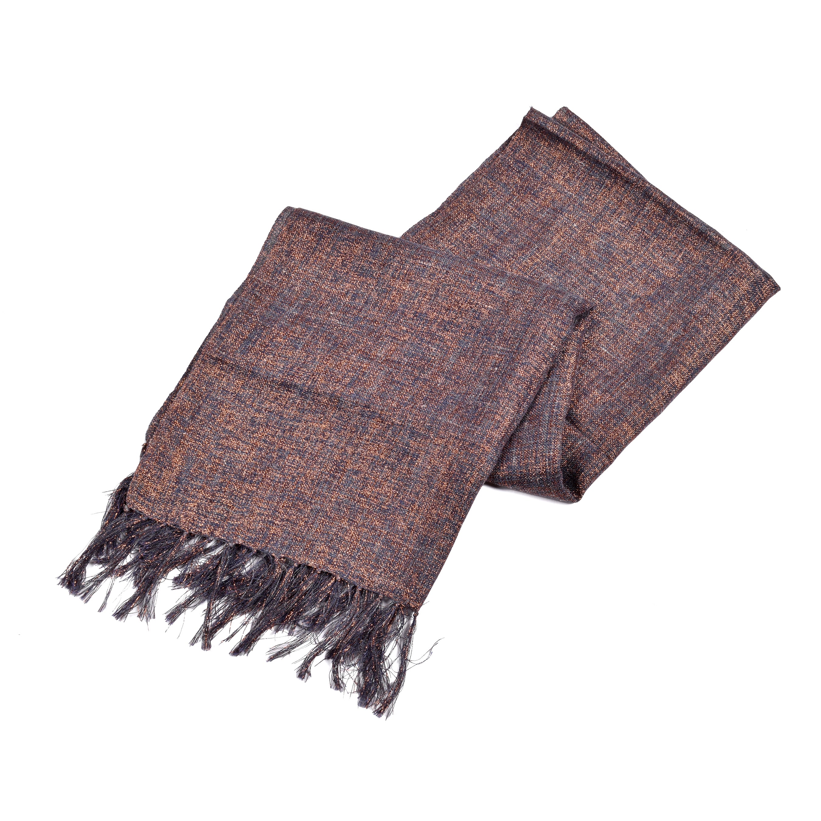 BRUNELLO CUCINELLI WOMEN'S MULTI METALLIC LINEN SCARF