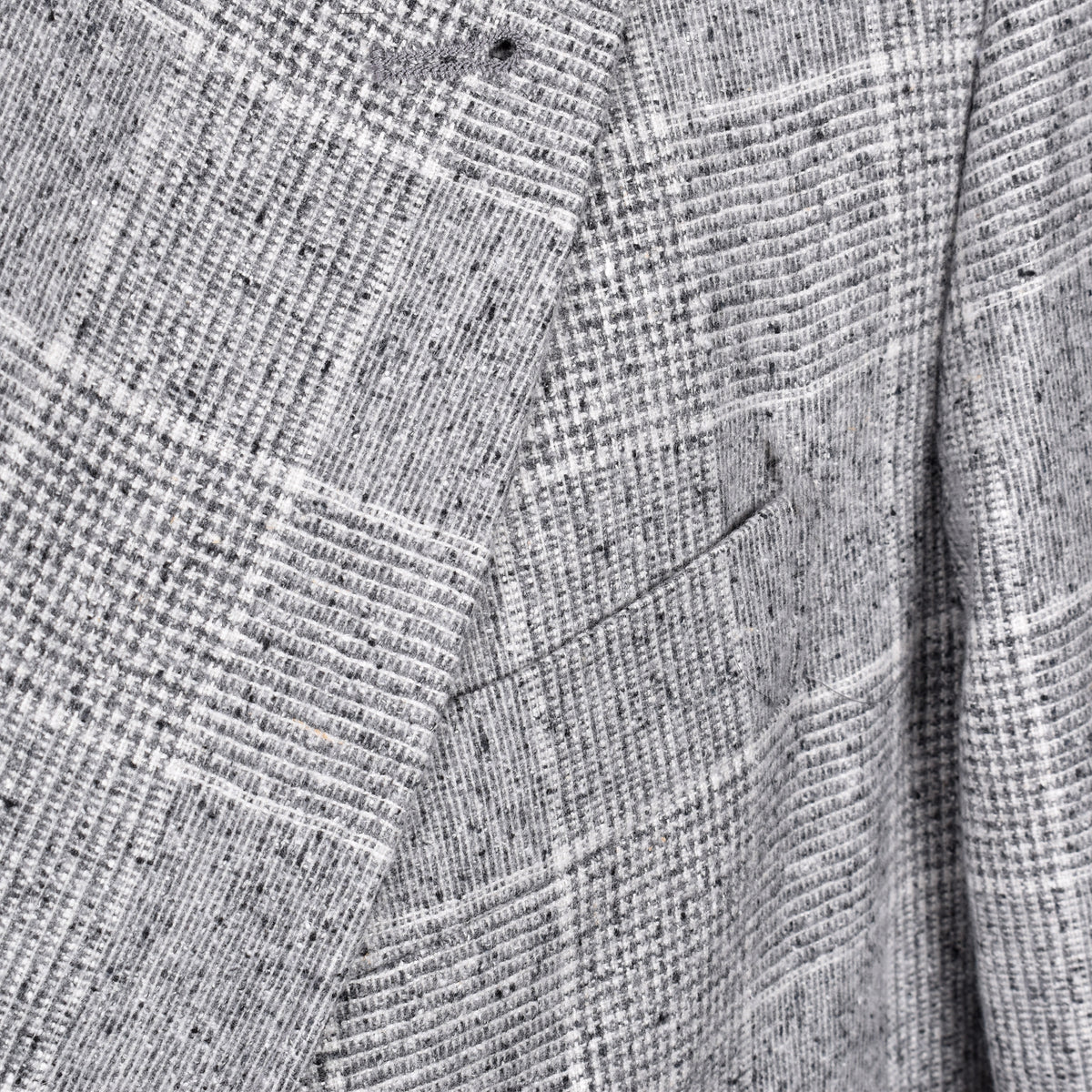 BRUNELLO CUCINELLI MEN'S GREY WOOL DOUBLE BREASTED BLAZER