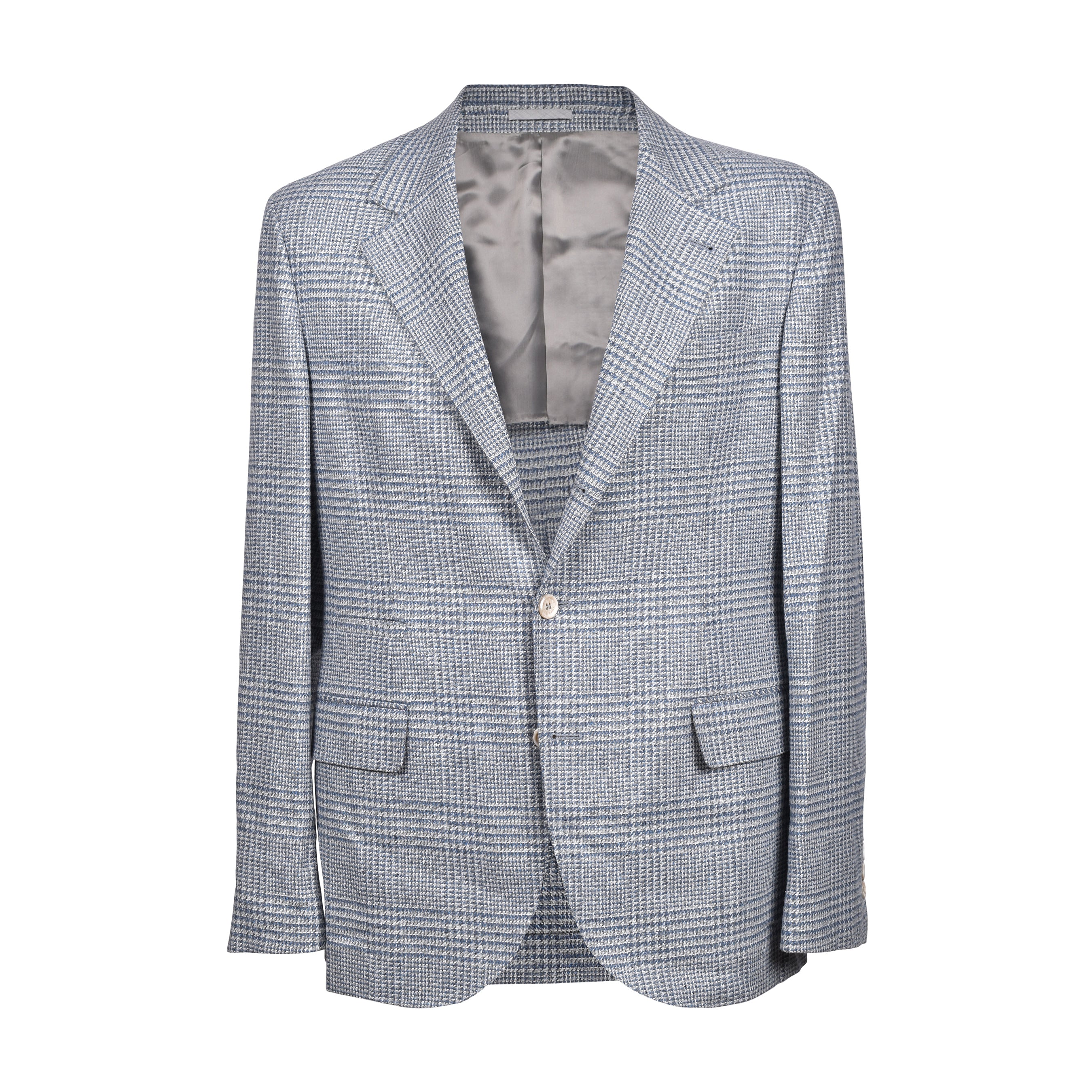 BRUNELLO CUCINELLI MEN'S CELESTE WOOL BLEND LEISURE SUIT