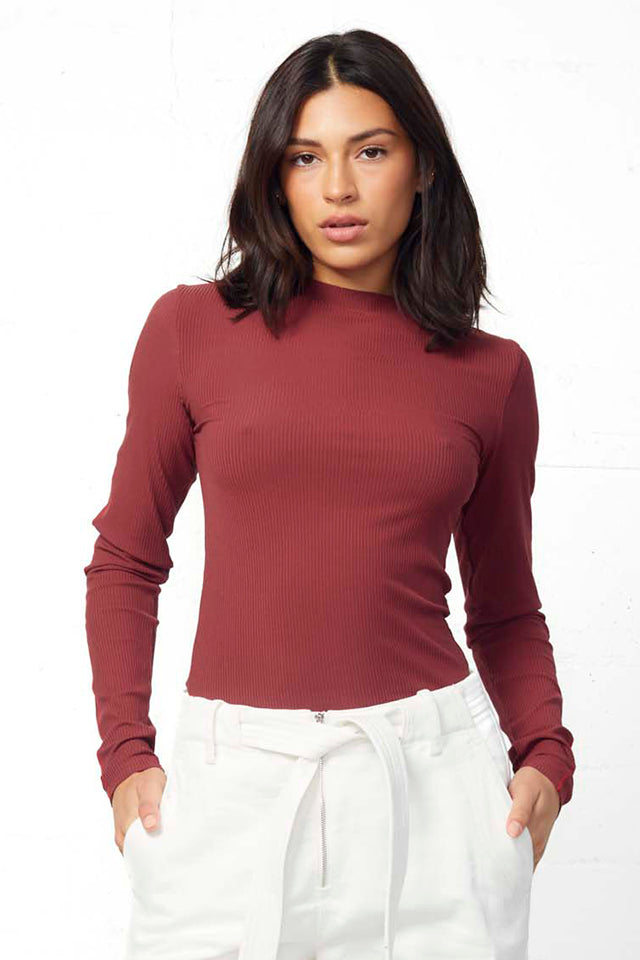 Petra Slinky Rib Long Sleeve Tee