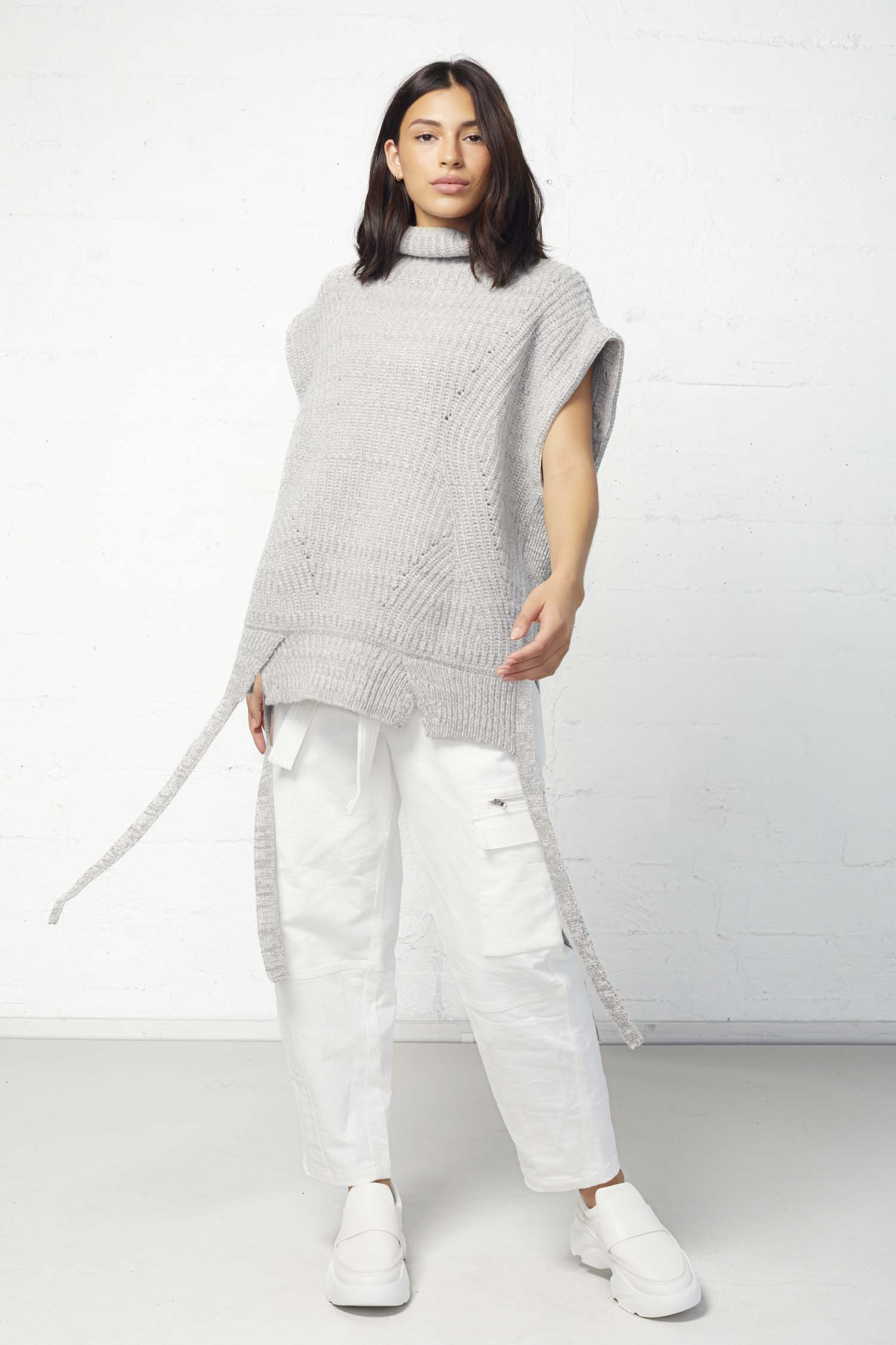 Scorpio Funnel Neck Convertible Sweater