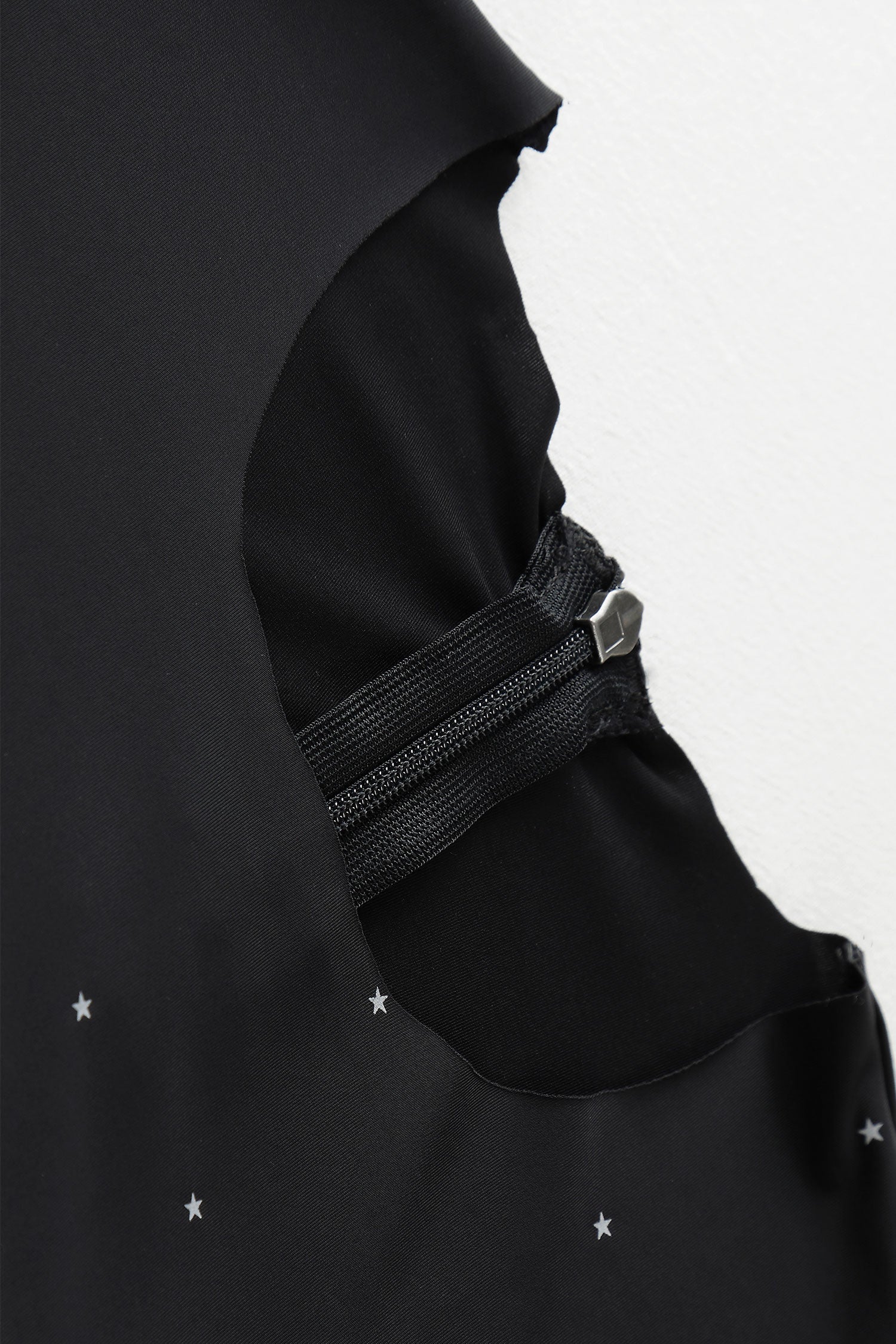 Catsuit With Mini Reflective Star Print