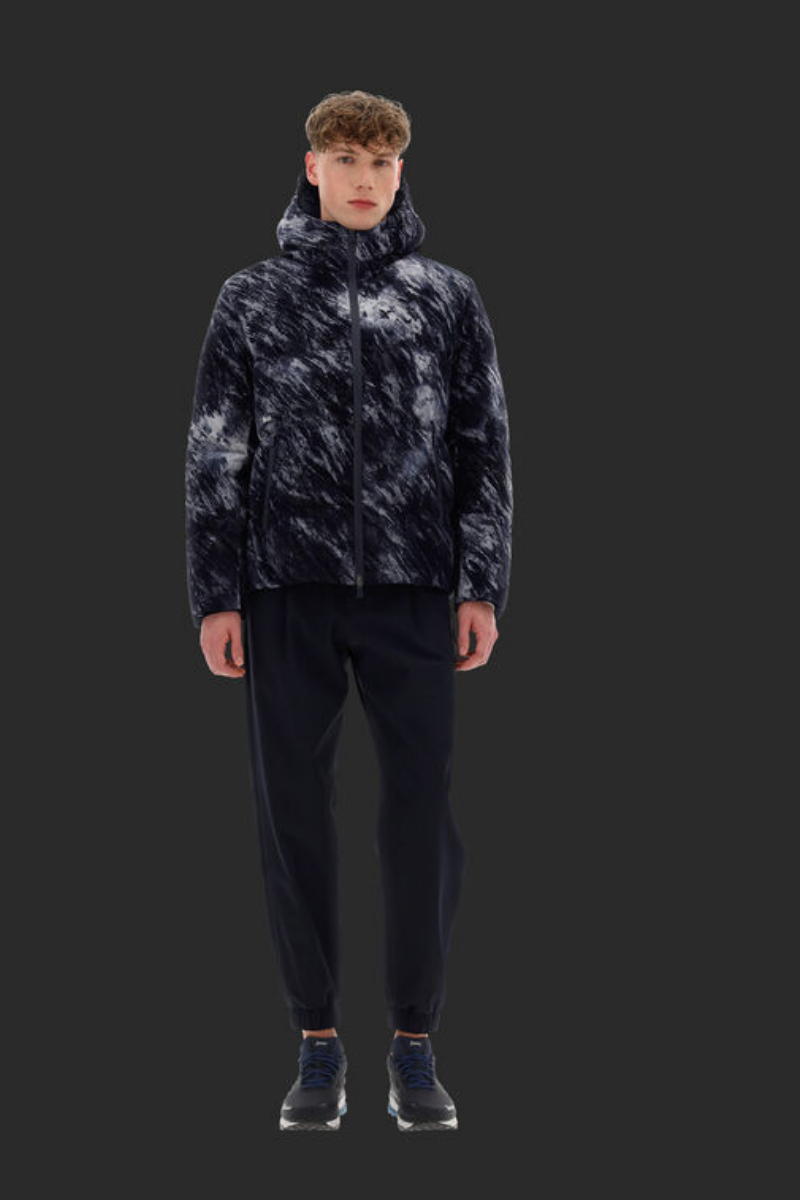Herno Men's Laminar Bomber Jacket in Snow Storm