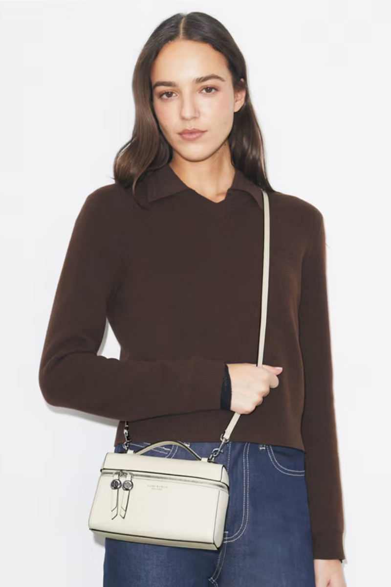 Tory Burch Romy Slim Top Handle Light Cream 178948-251