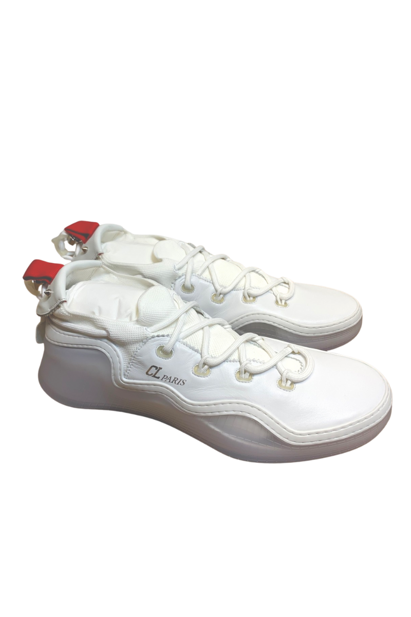 Christian Louboutin Arpoador Flat Leather Sneaker White Men's