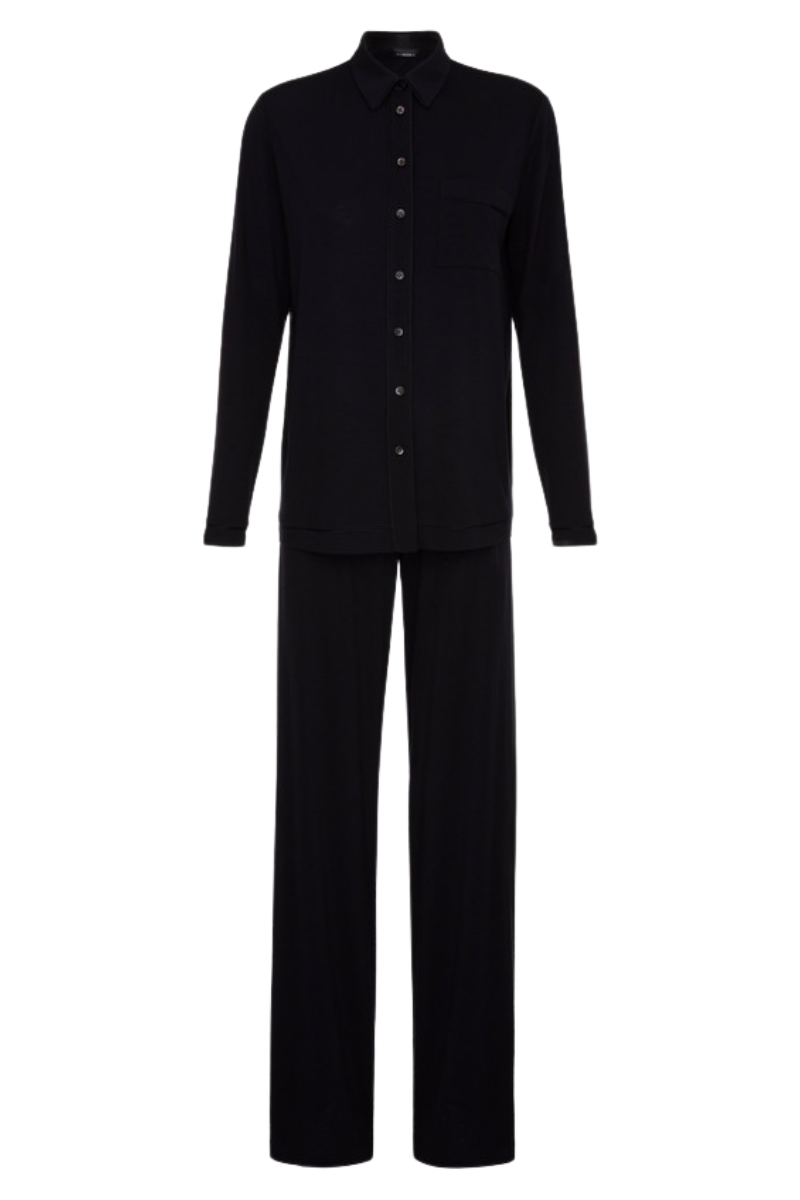 La Perla Midnight Botanica Pyjamas in Onyx