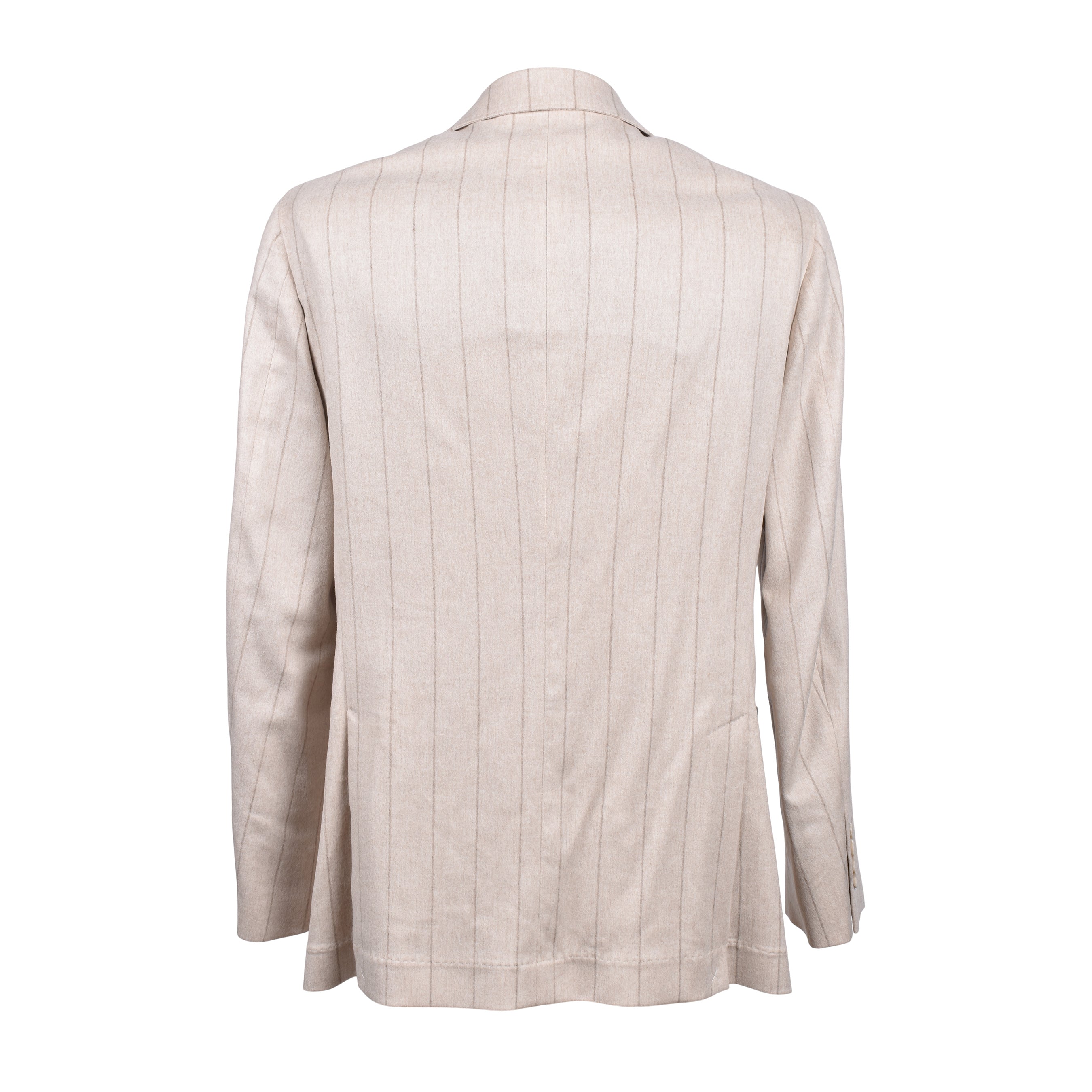 BRUNELLO CUCINELLI MEN'S SAND WOOL DOUBLE-BREASTED SUIT