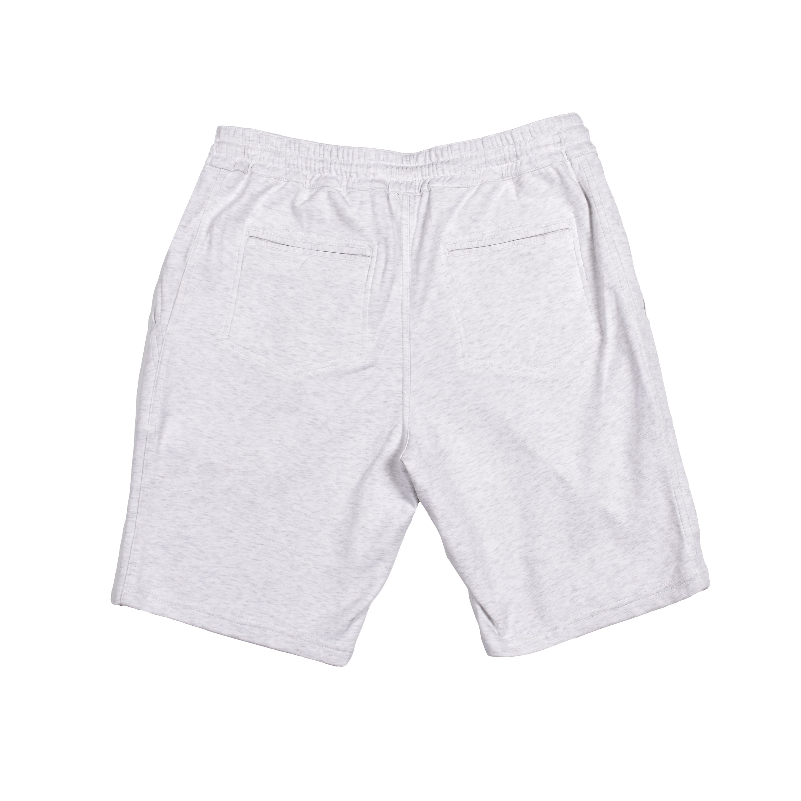 BRUNELLO CUCINELLI MEN'S LIGHT GRAY TAILORED SHORTS