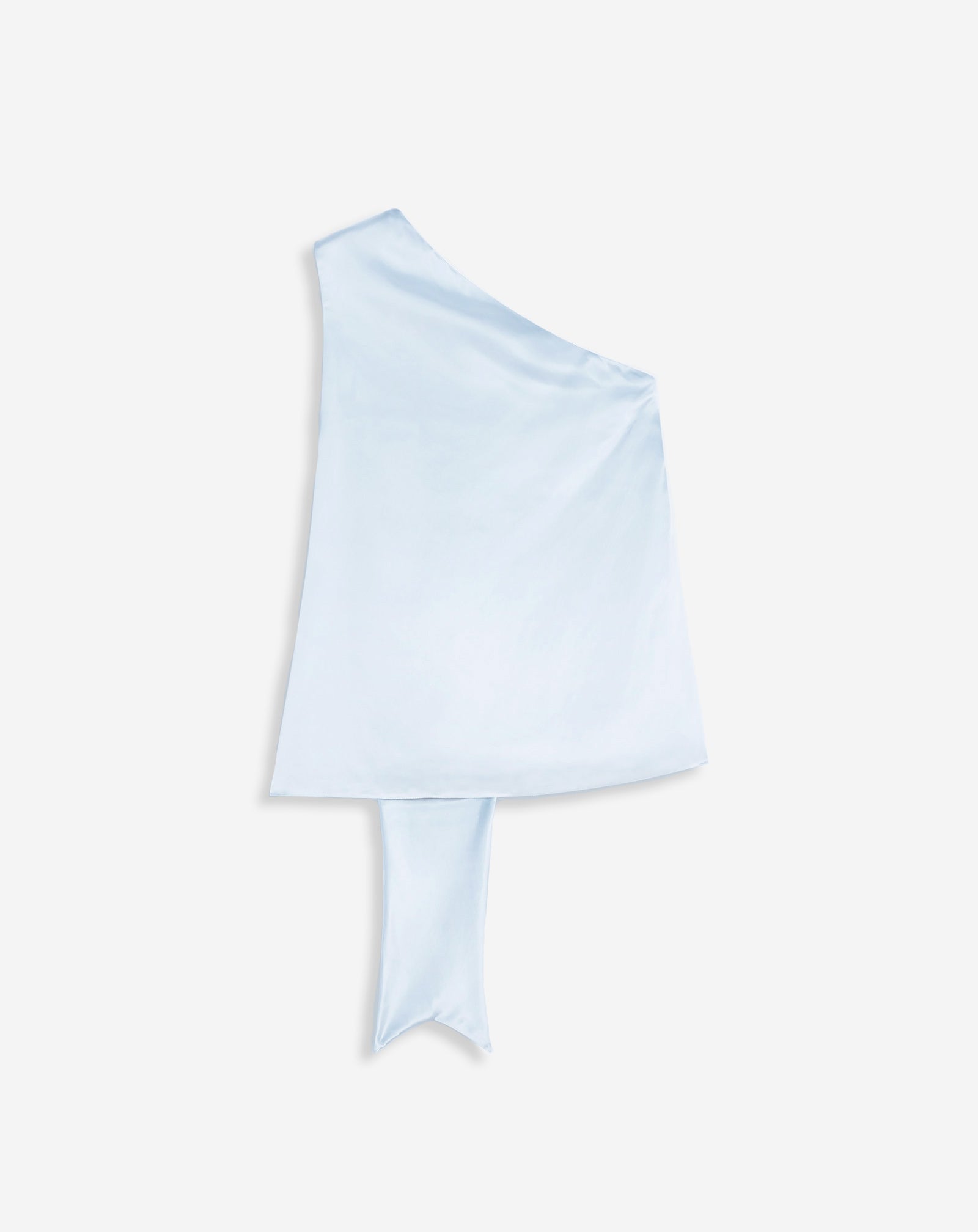 LANVIN WOMEN'S AZUR ASYMMETRIC TOP WITH RIBBON DETAIL