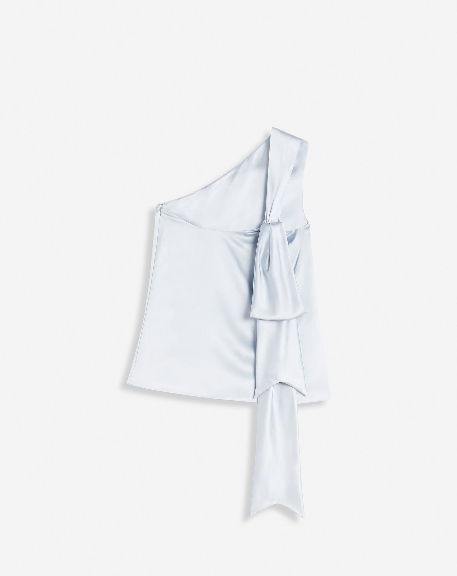 LANVIN WOMEN'S AZUR ASYMMETRIC TOP WITH RIBBON DETAIL