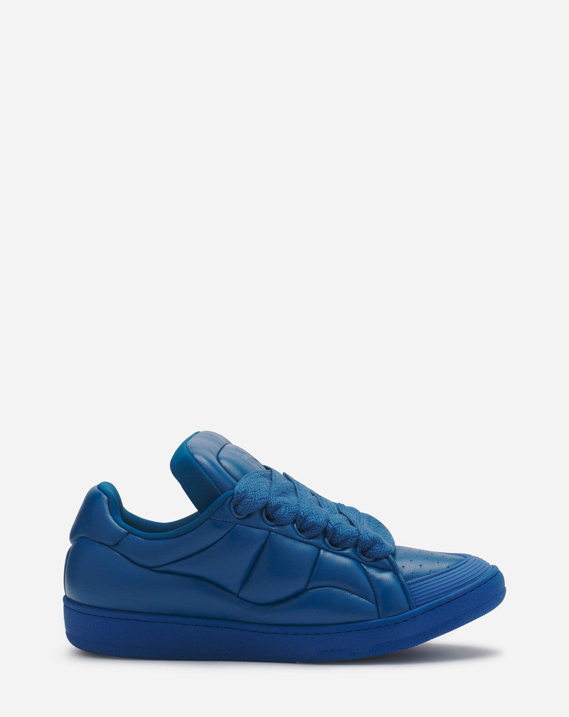 LANVIN MEN'S BLUE LOW-TOP SNEAKERS